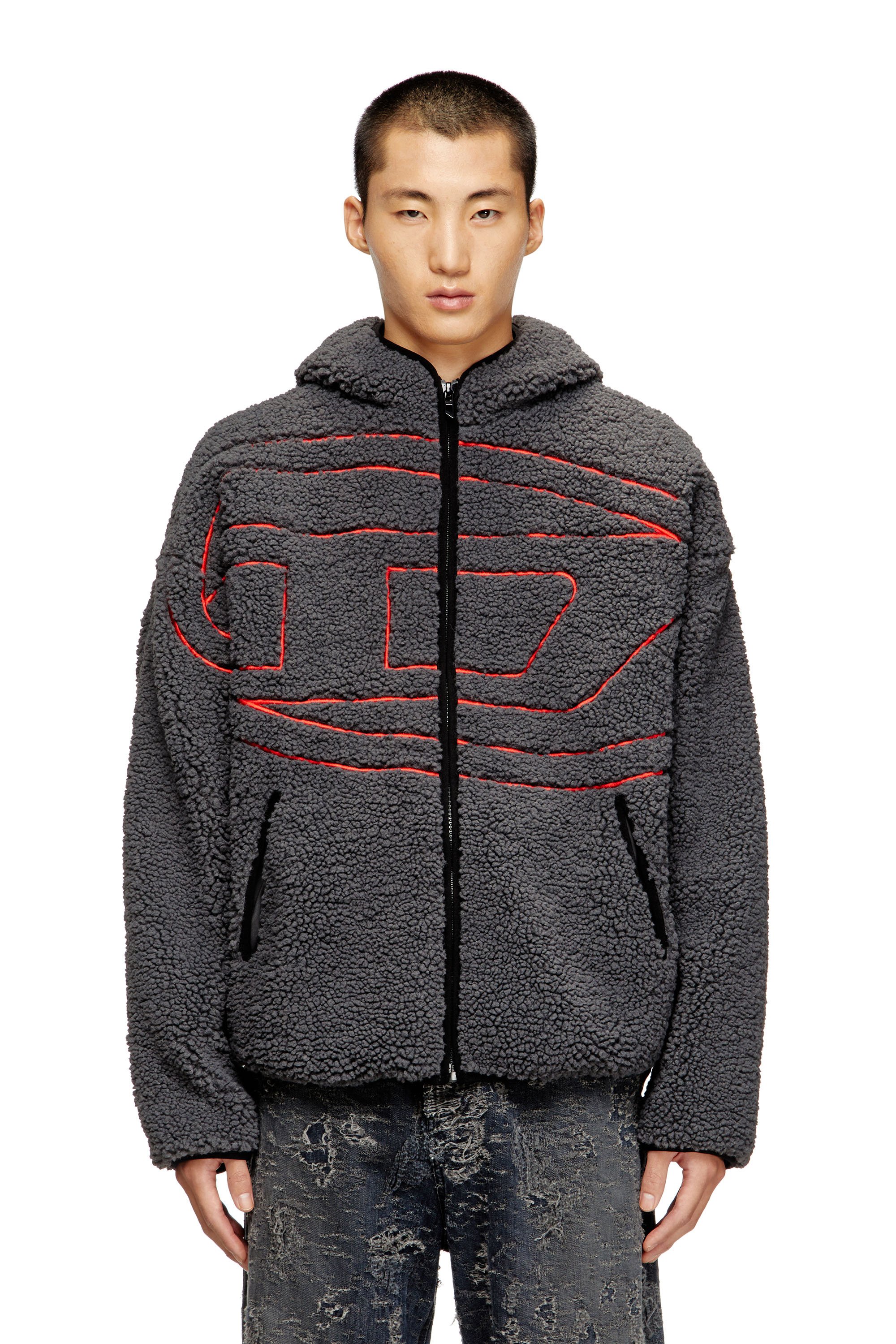 Diesel - S-ZAT, Male's ジャケット in ダークグレー - 1