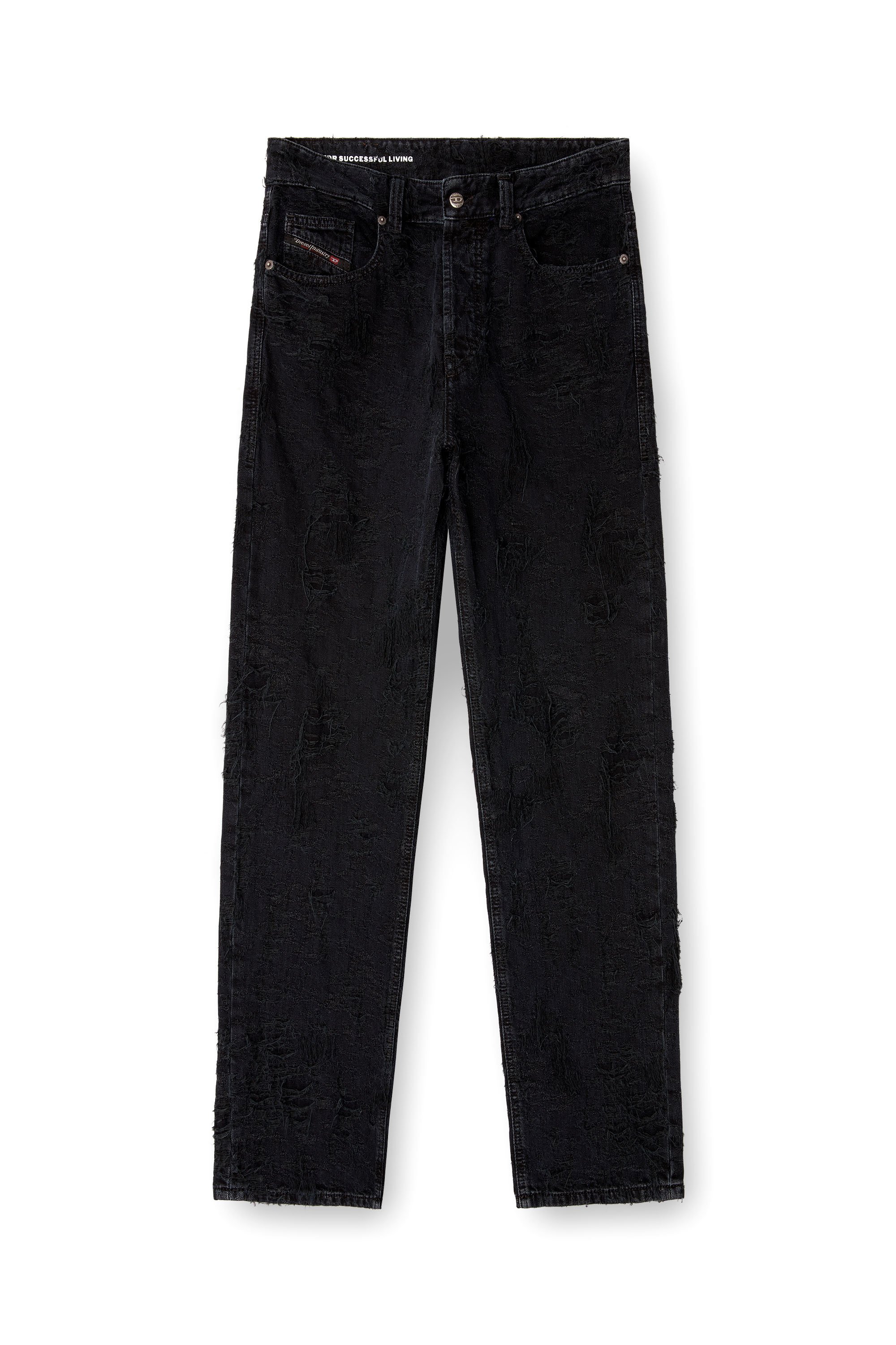 Diesel - Male's Regular Jeans 2024 D-Macs 007BW, ブラック/ダークグレー - 3