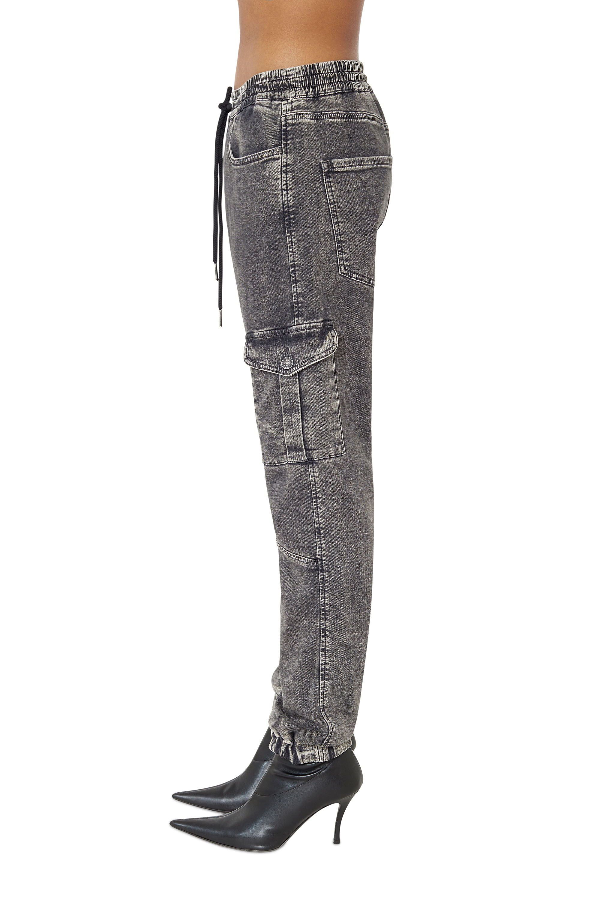 Diesel - Slim 2051 D-Ursy Track Denim 069ZF, ブラック/ダークグレー - Image 4
