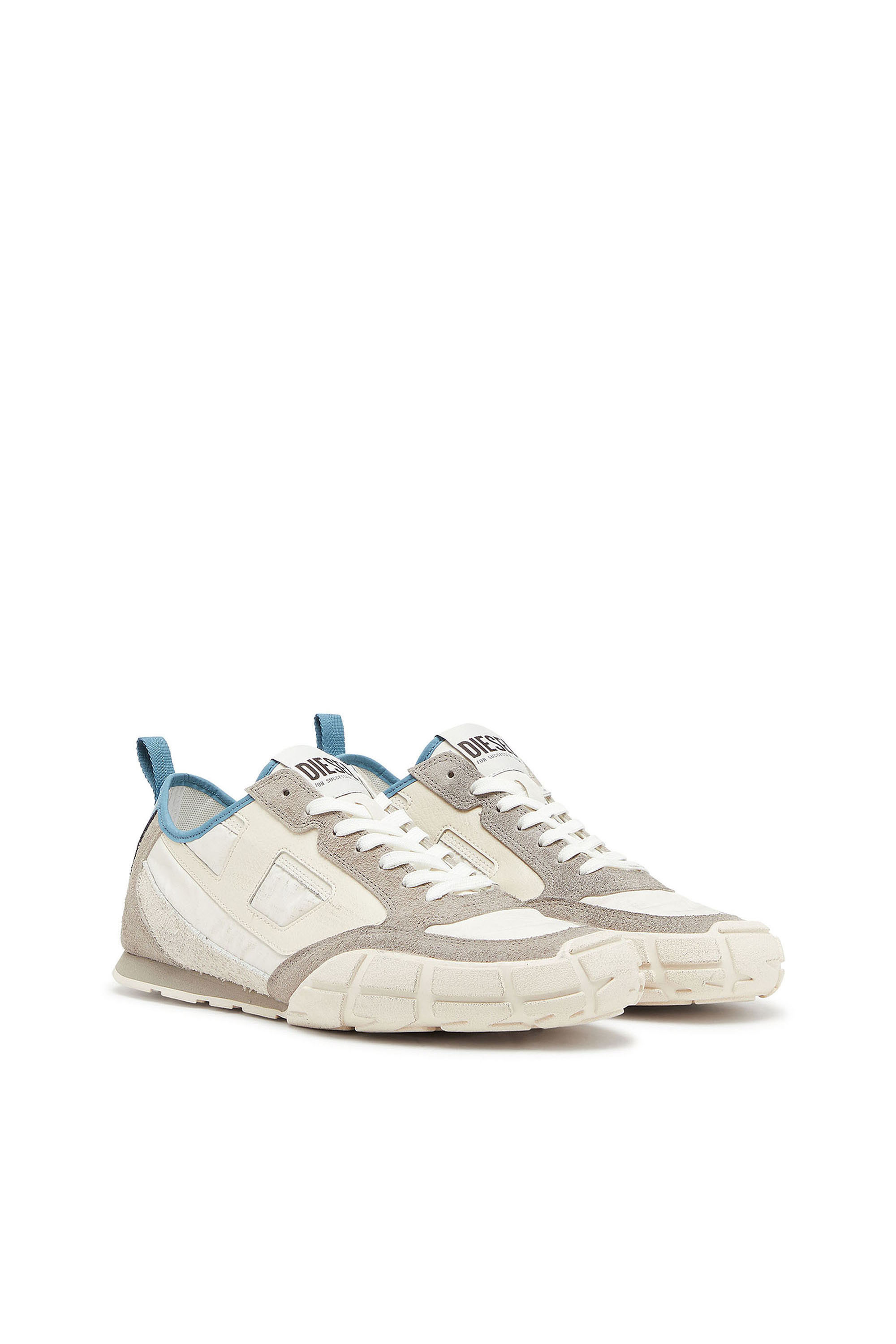 Diesel - S-PAGODHA LOW, Male's ローカットスニーカー in ホワイト/グレー - 2