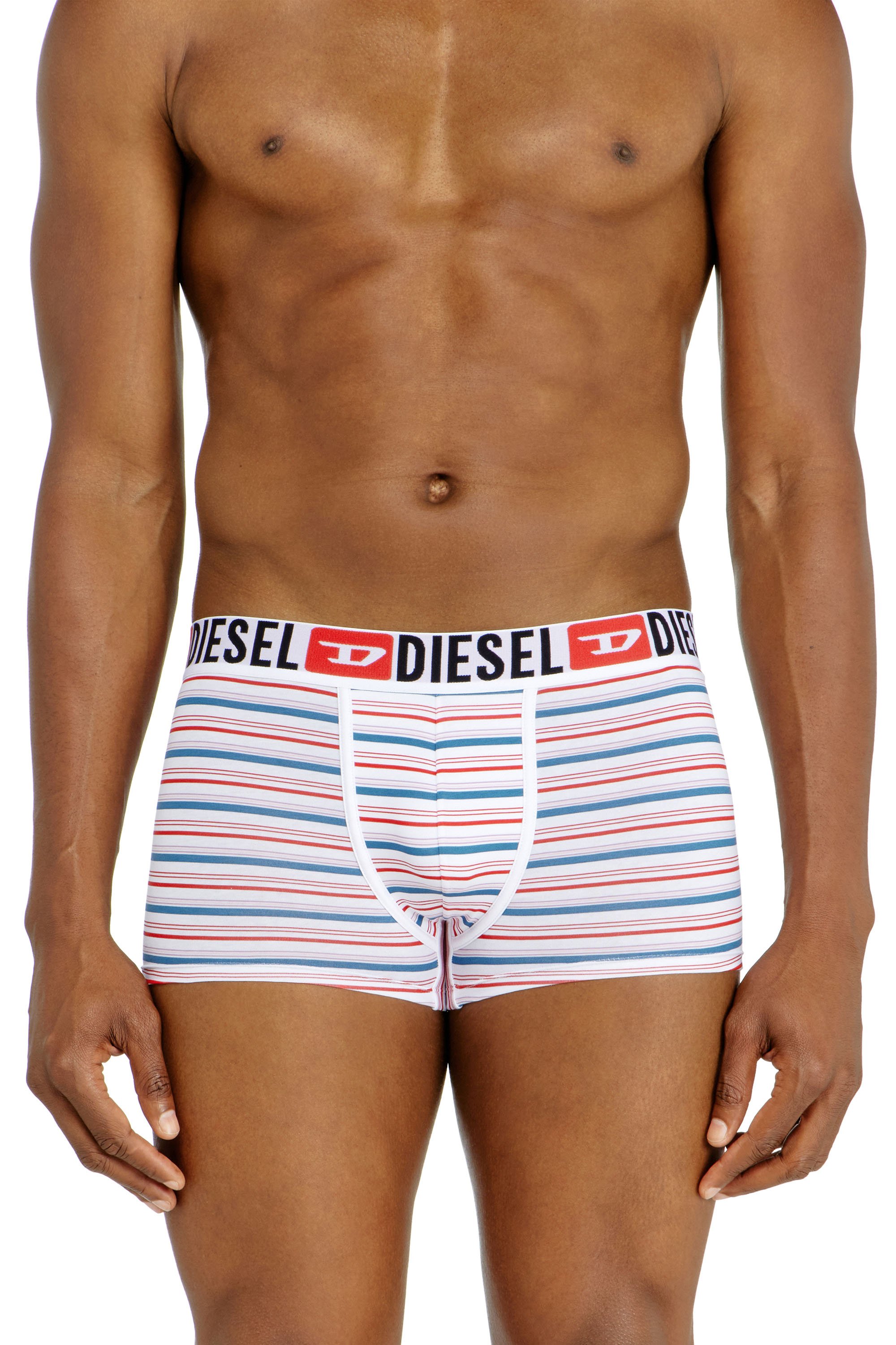 Diesel - DAMIEN, Male's ボクサーパンツ in ホワイト/レッド/ブルー - 1
