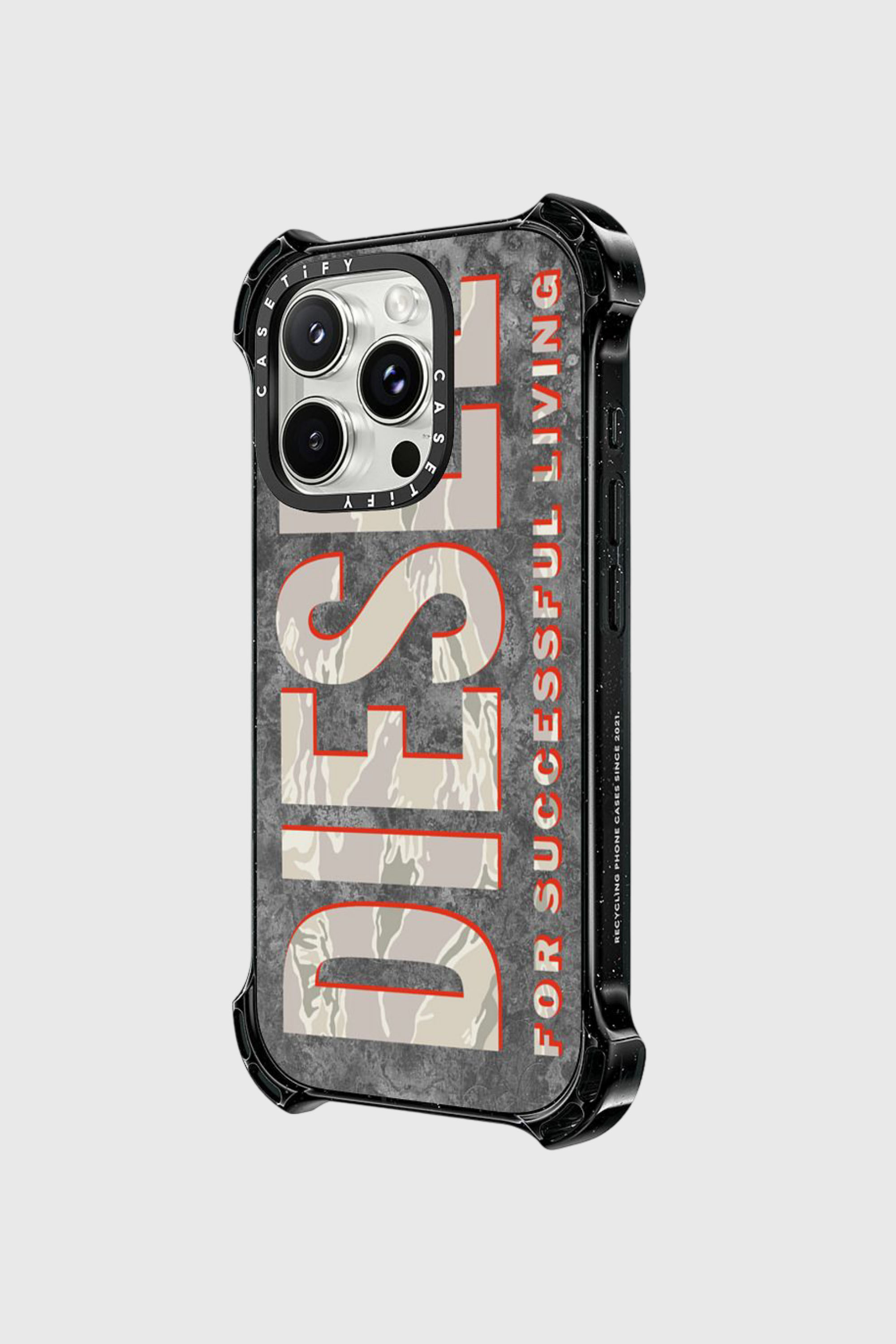 Diesel - 60311 CASETIFY MOULDED CASE, Unisex's IPHONE 16 PRO MAX in ブラウン/ホワイト - 2