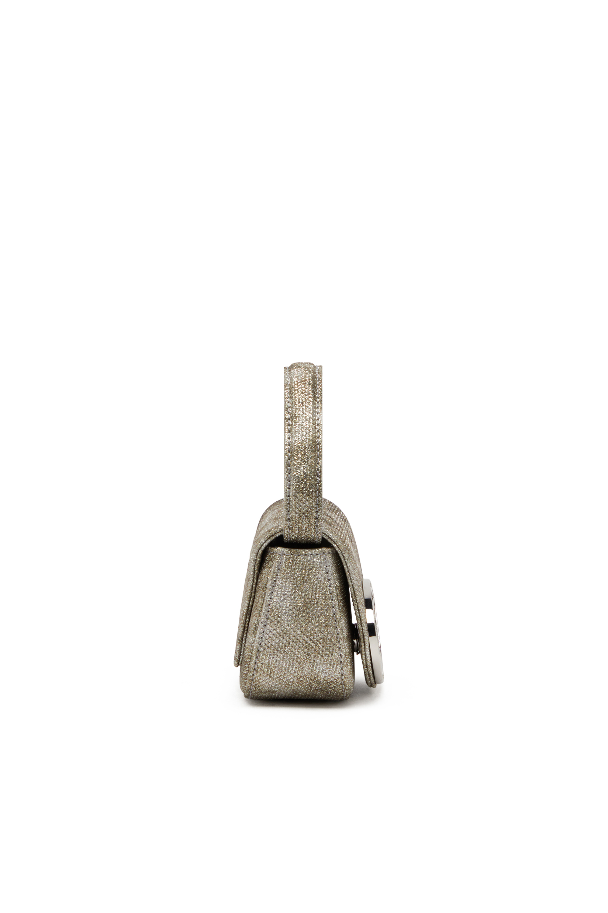 Diesel - 1DR XS, Female's 1DR Xs-Iconic mini bag in shimmer fabric in ミリタリーグリーン - 3