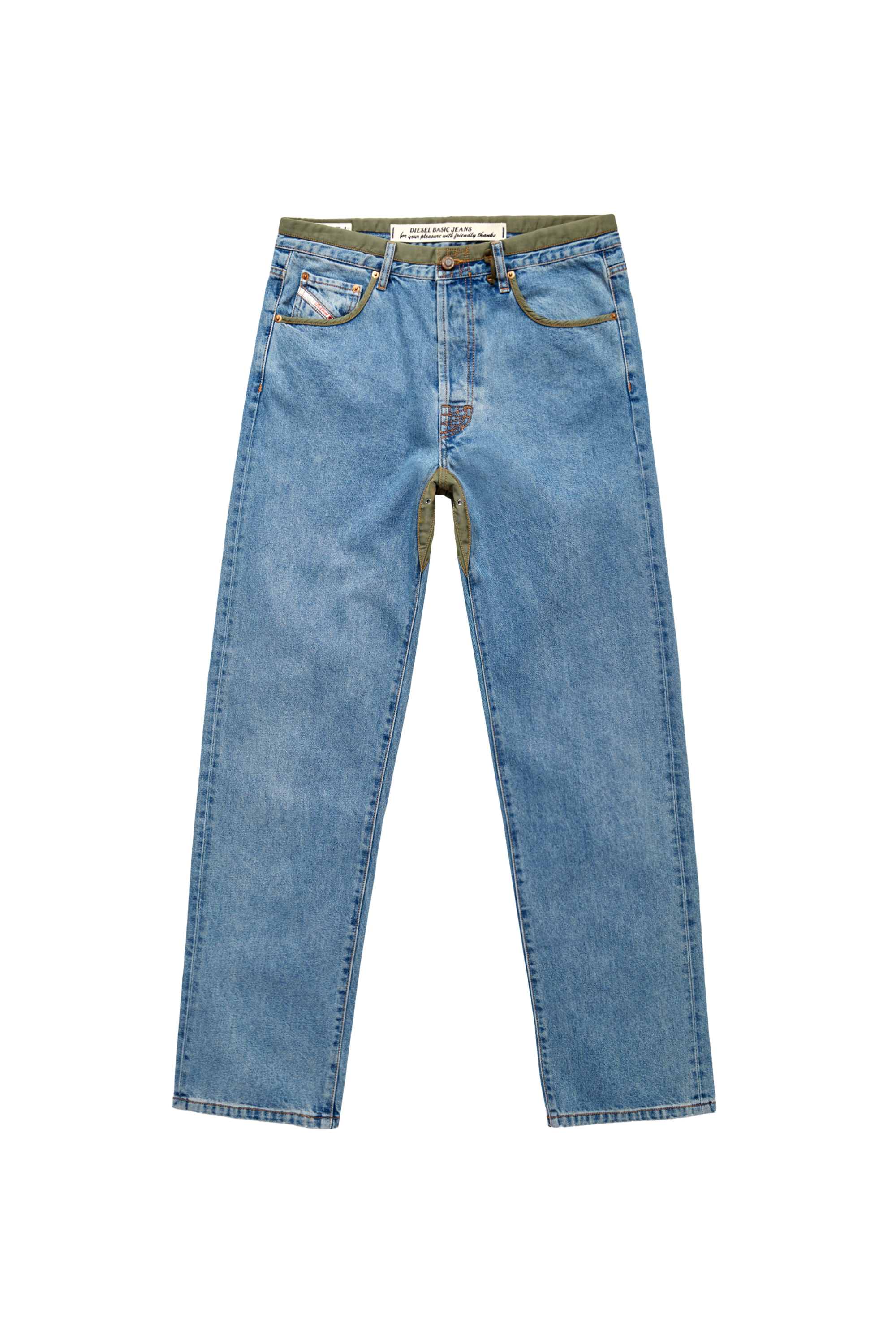 Diesel - DxD-P3 0CBBI Straight Jeans, ライトブルー - Image 5
