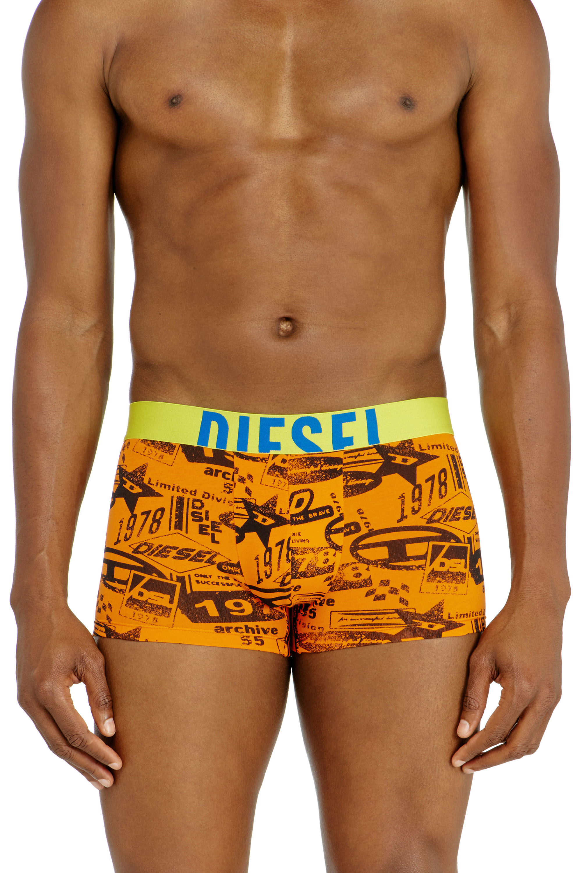 Diesel - DAMIEN-D-POP-40, Male's ボクサーパンツ in オレンジ - 1