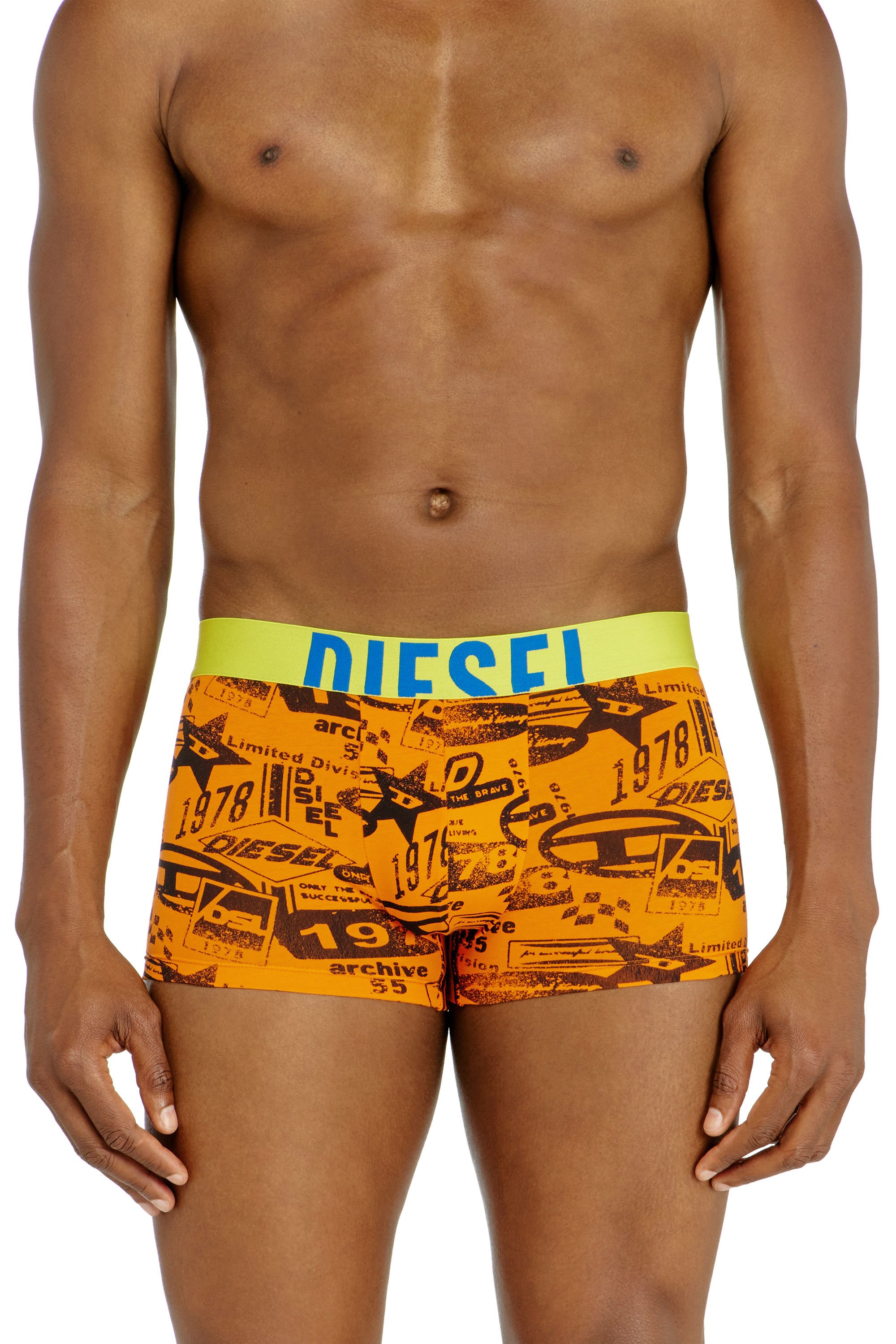 Diesel - DAMIEN-D-POP-40, Male's ボクサーパンツ in オレンジ - 3