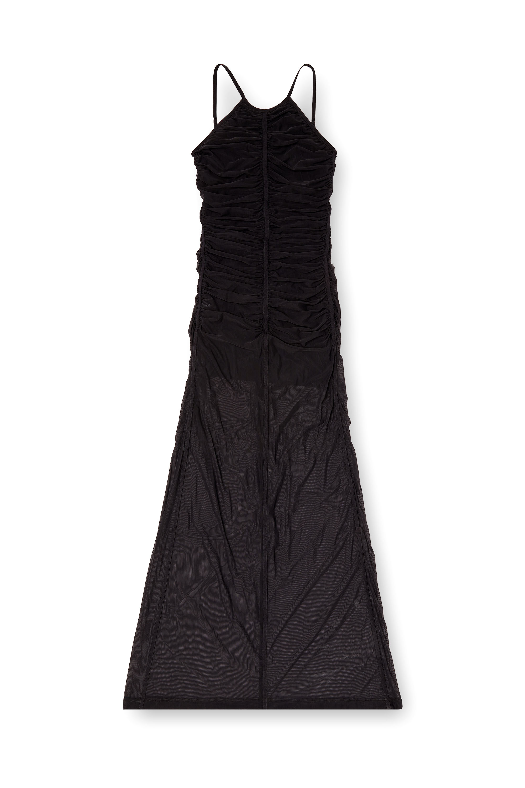 Diesel - D-AMAMI, Female's Maxi dress with spaghetti straps in ブラック - 3