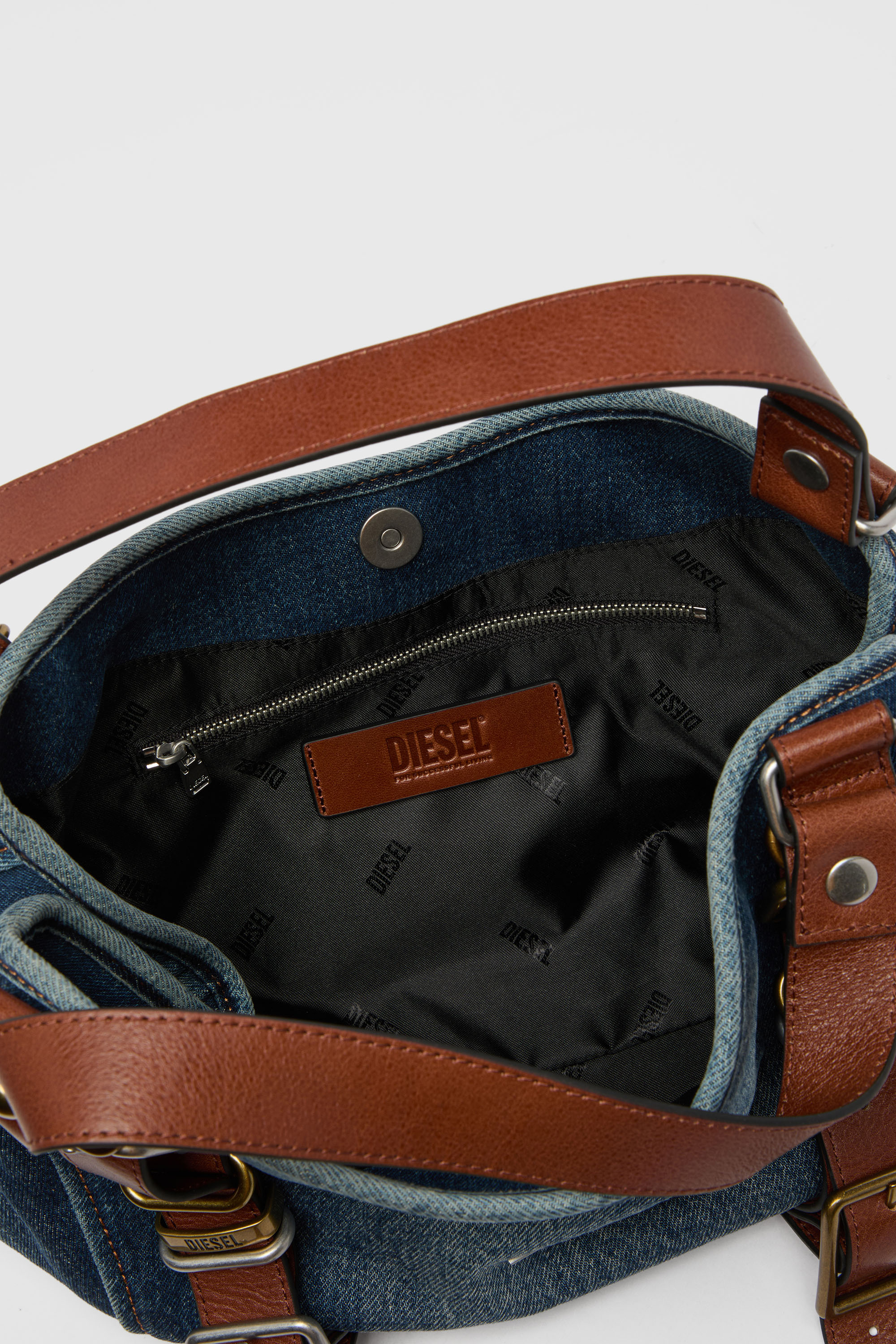 Diesel - D-ONE TOPHANDLE S, Female's トップハンドルバッグ in ブルー - 4