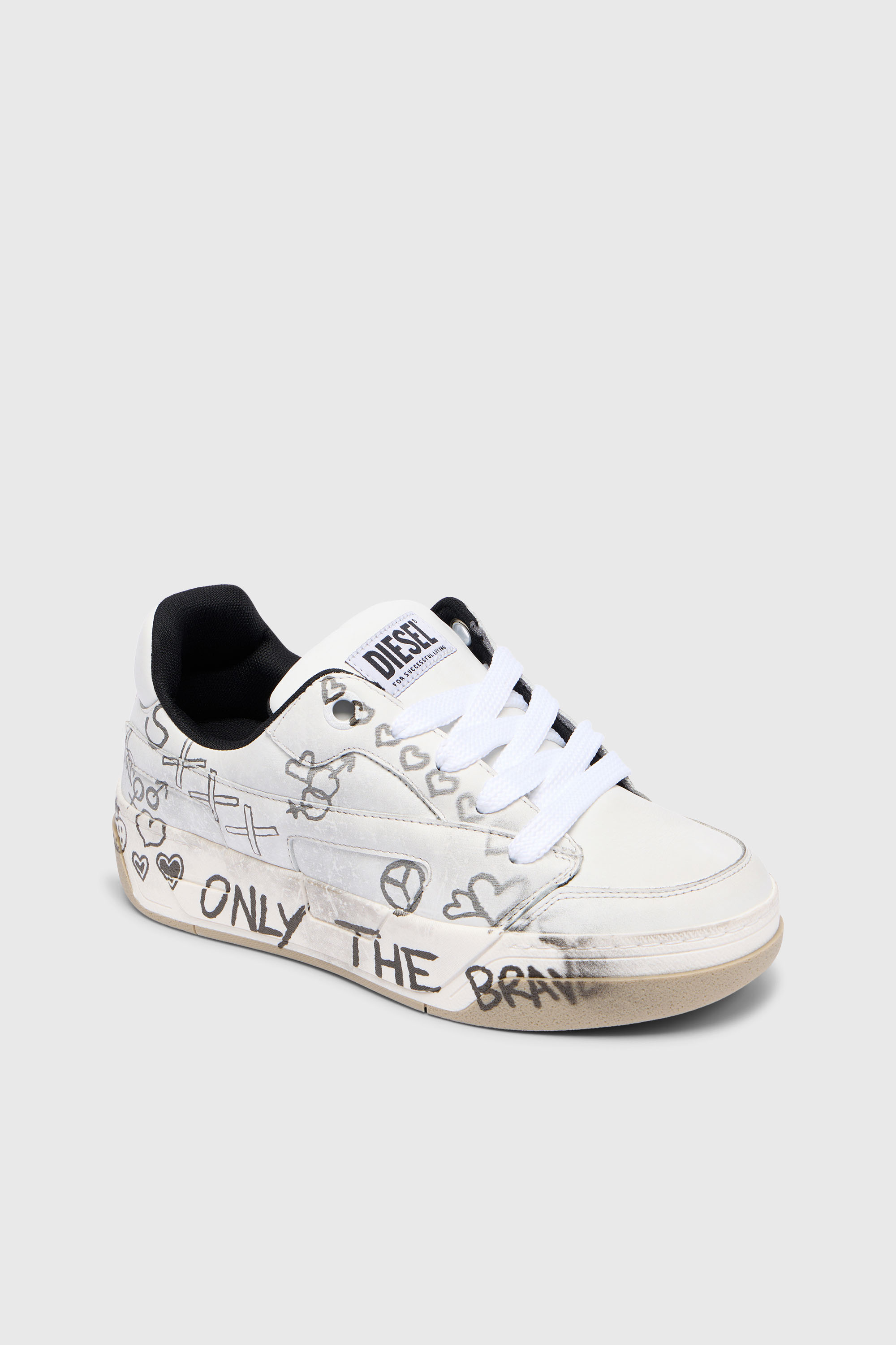 Diesel - S-D-OLLIE LOW, Male's ローカットスニーカー in ホワイト - 5