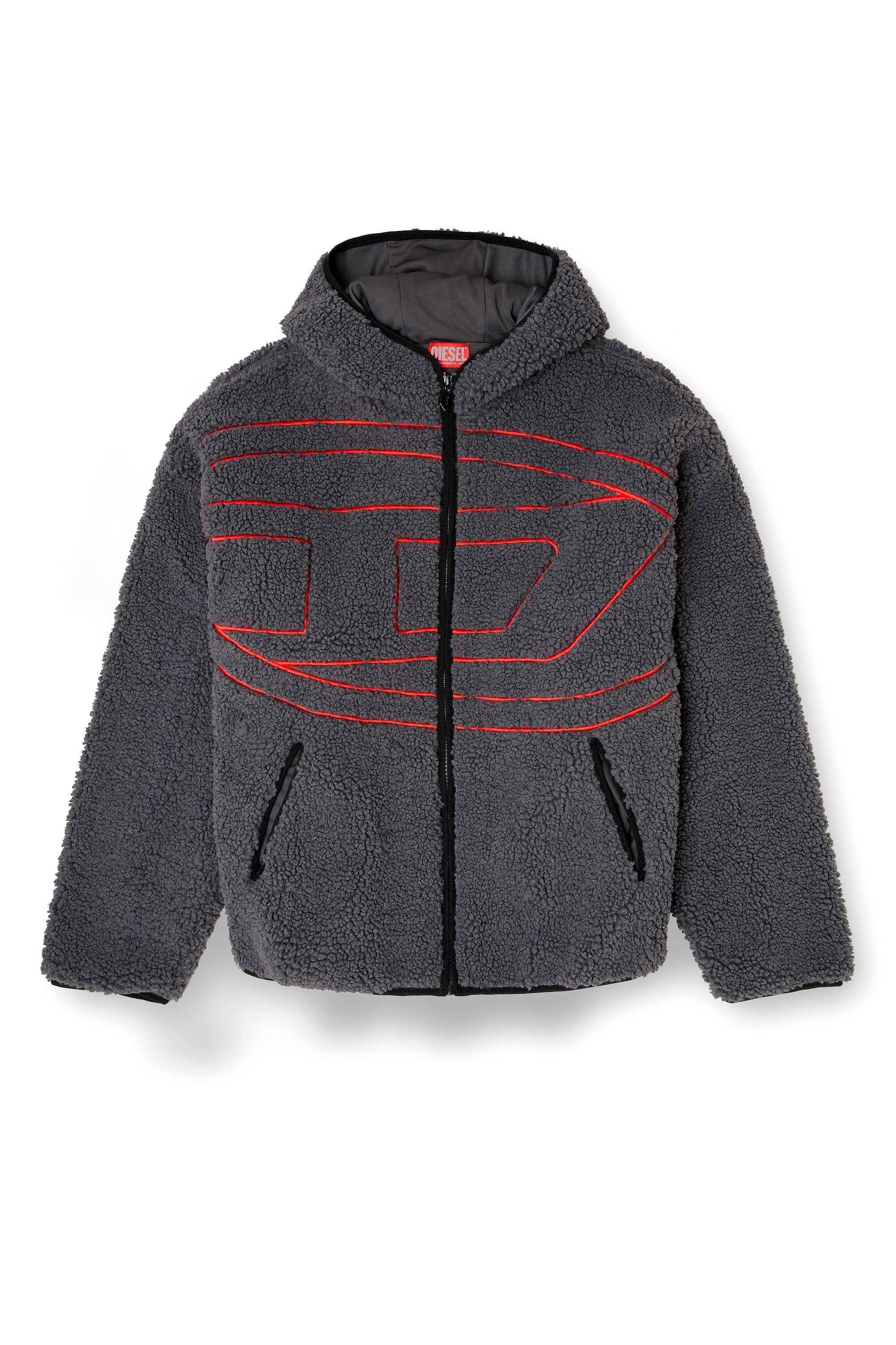 Diesel - S-ZAT, Male's ジャケット in ダークグレー - 3