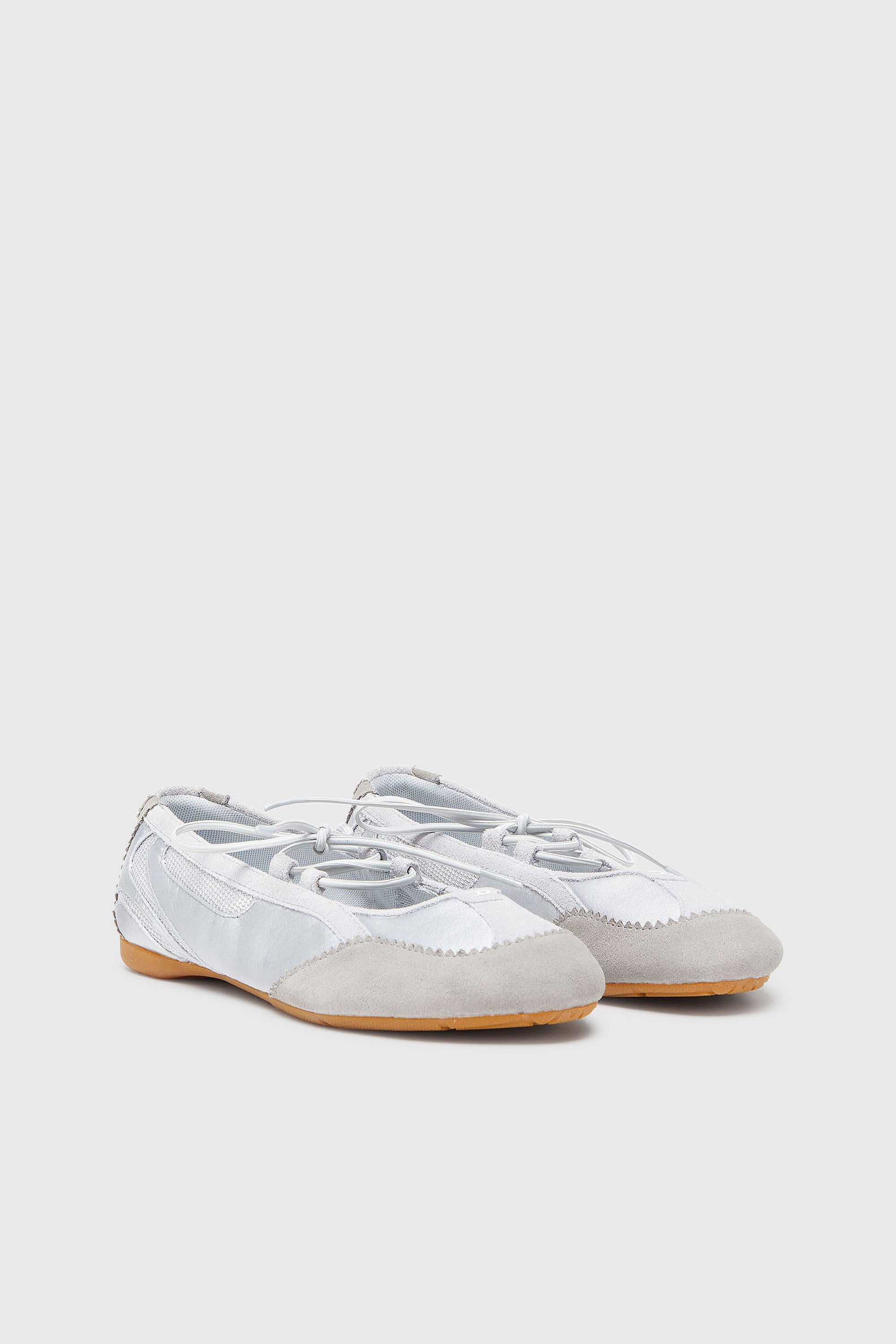 Diesel - D-MILE BALLERINA LACE UP II W, Female's バレエスニーカー in ライトグレー - 2