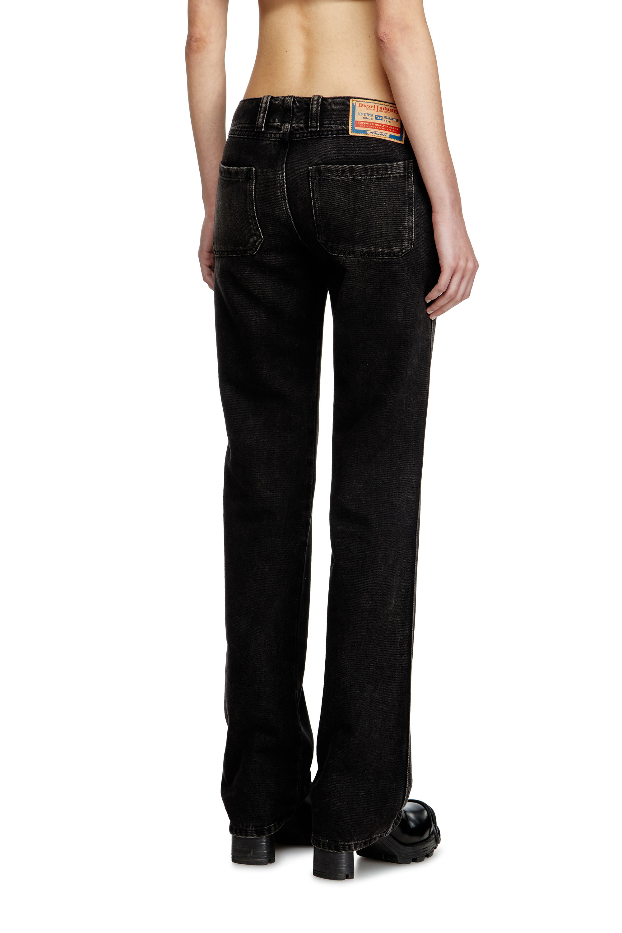Diesel - Female's Bootcut Jeans D-Keate 09J96, ブラック/ダークグレー - 5