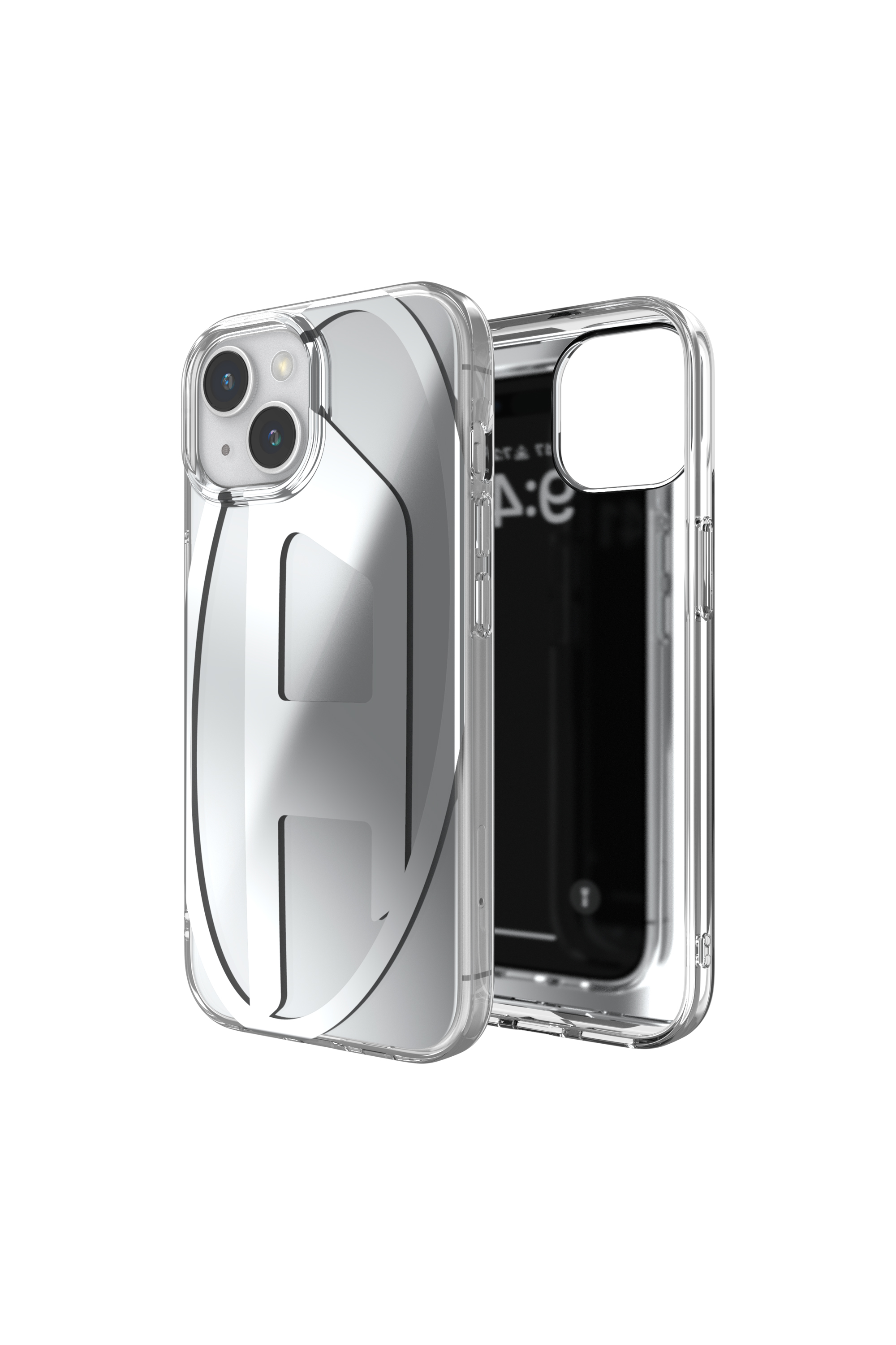 Diesel - 54095 MOULDED CASE, Unisex's iPhone 15 クリアケース in シルバー - 1