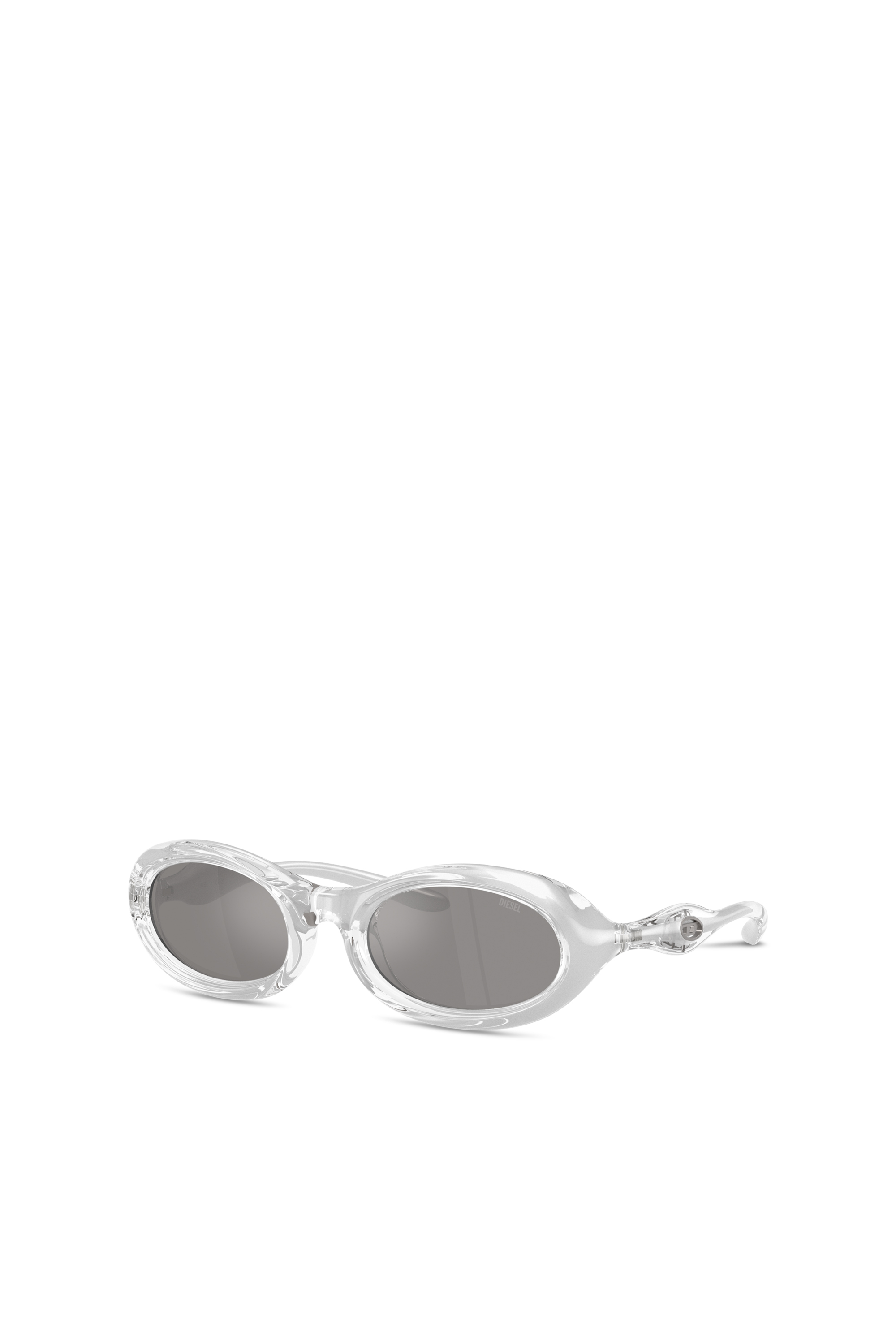 Diesel - 0DL3011U, Unisex's Oval sunglasses in グレー - 4