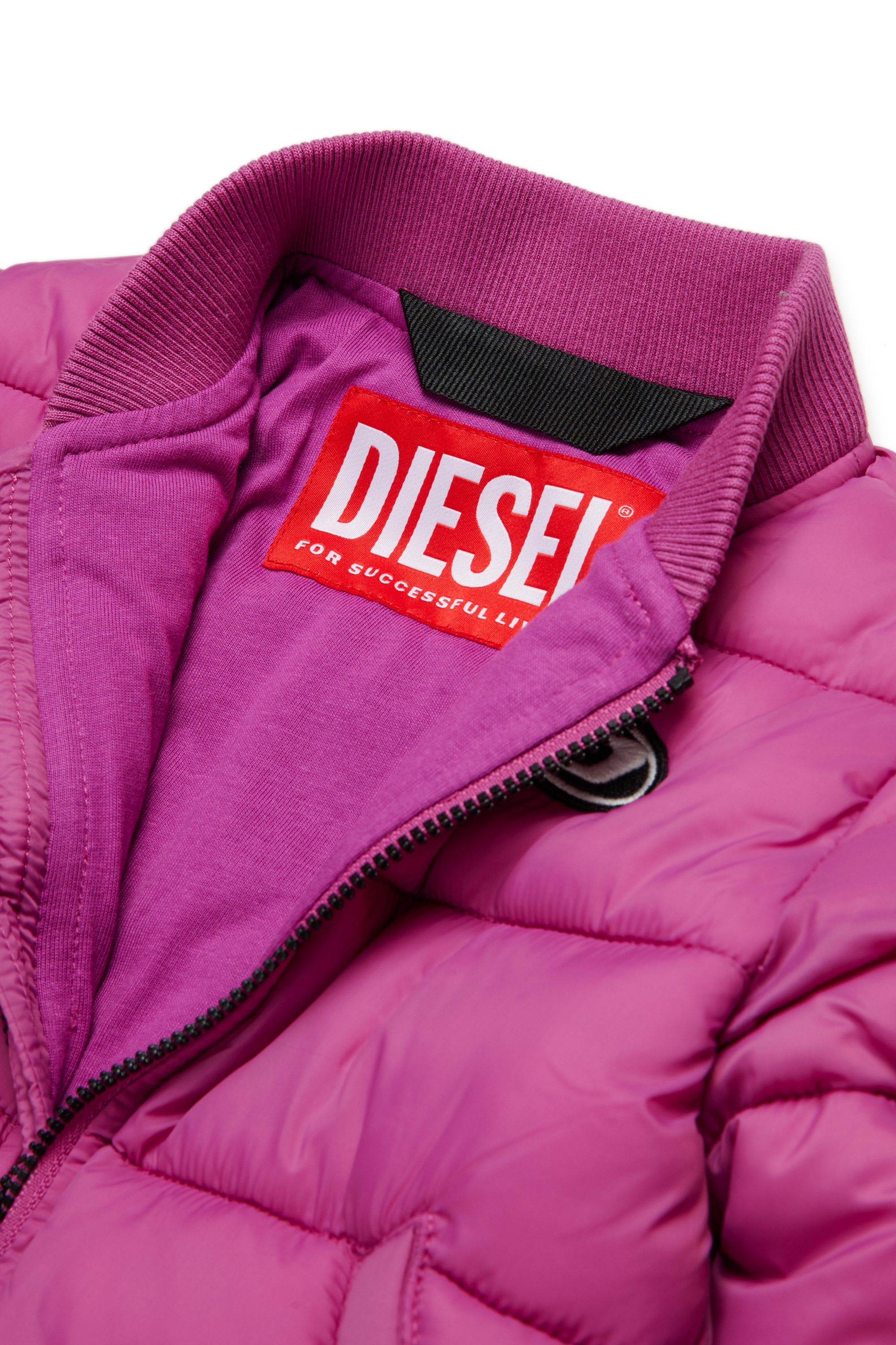 Diesel - JARPEB, Unisex's パファージャケット in バイオレット - 4