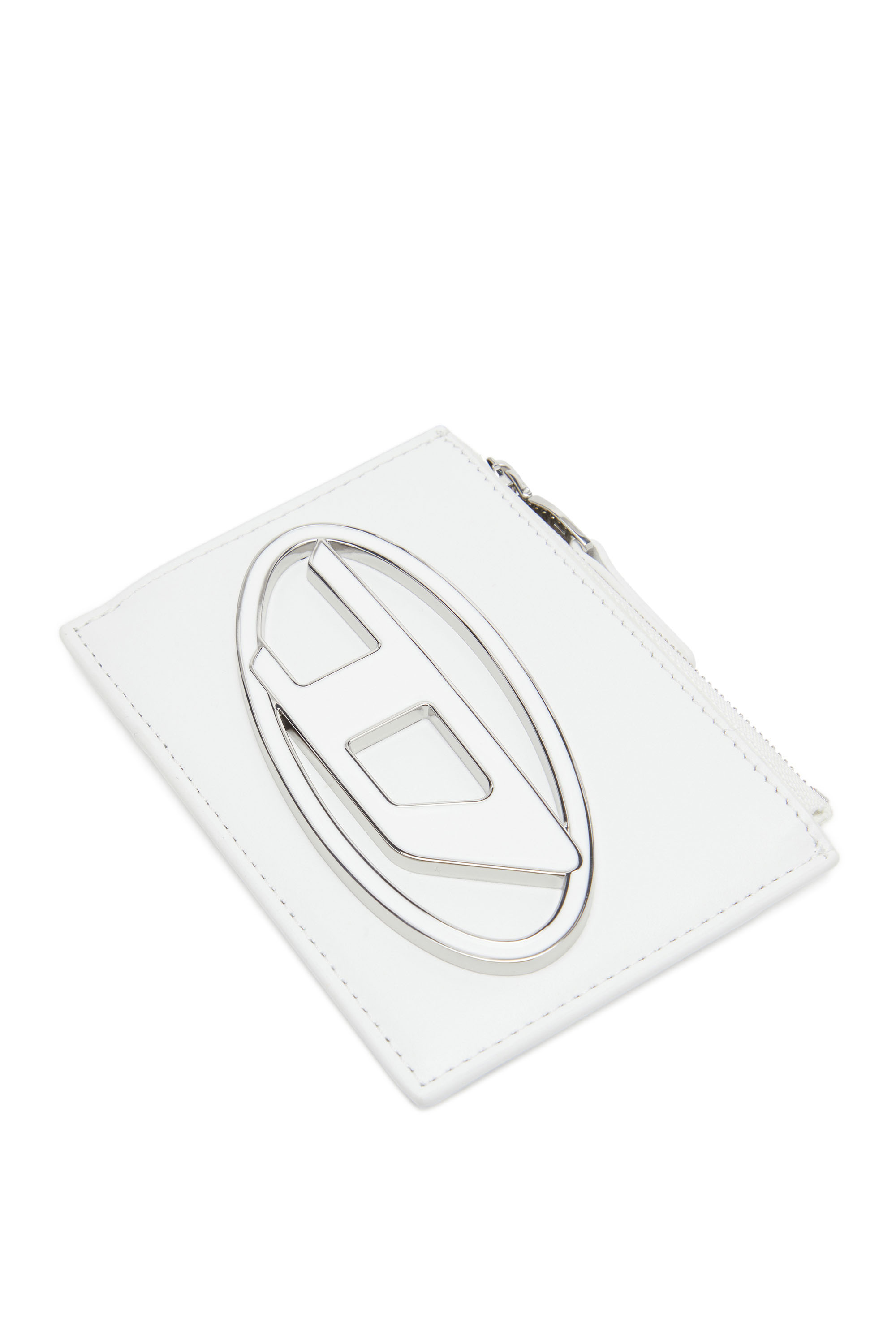 Diesel - 1DR CARD HOLDER I, Female's Card holder in leather in ホワイト - 4