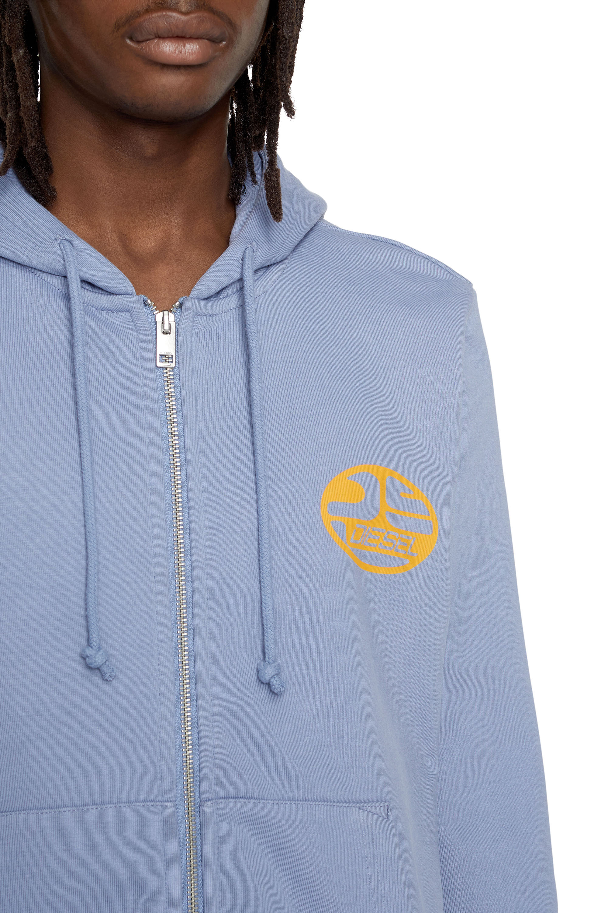 S-GINN-HOOD-ZIP-K6（MEN）: ジップアップパーカー｜ディーゼル 