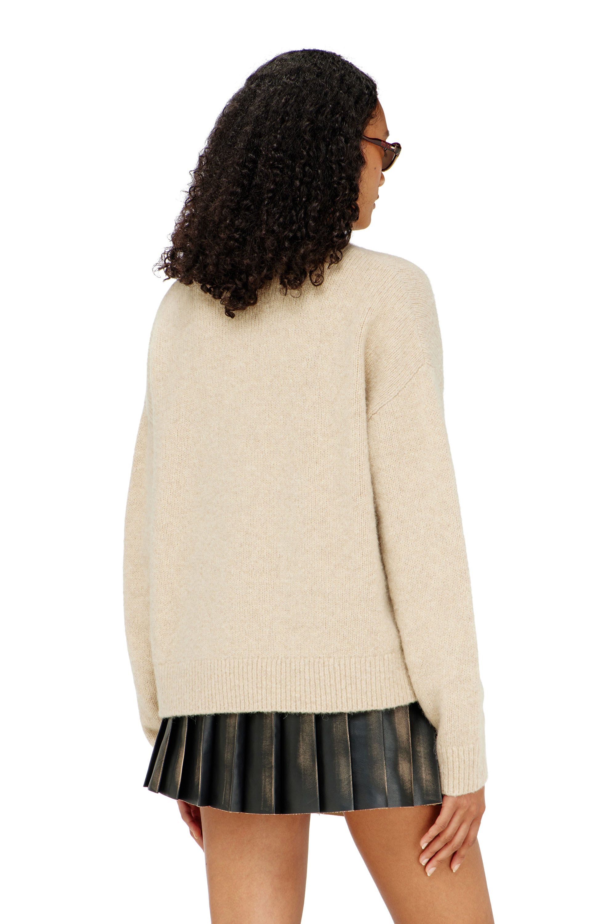 Diesel - M-AREETA, Female's プルオーバーニット in ベージュ - 4