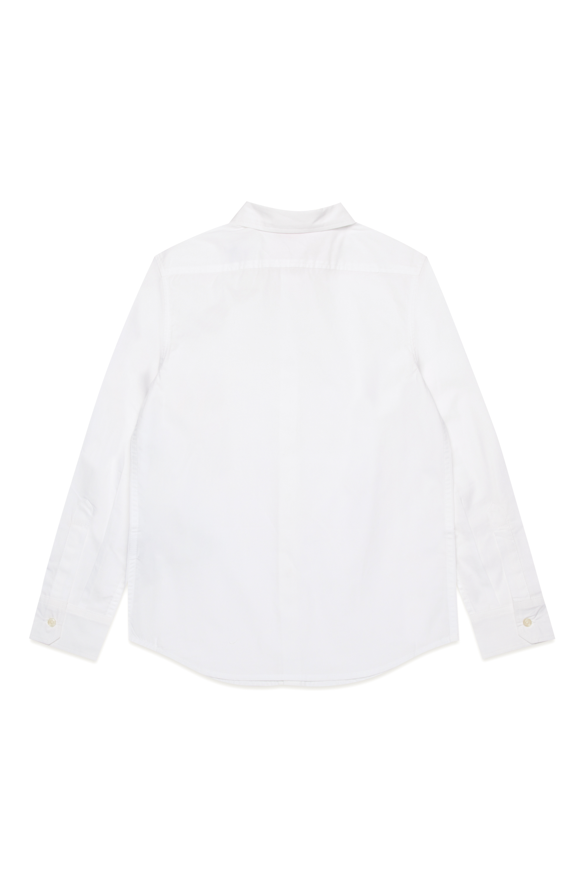 Diesel - CPINGO, Male's Long-sleeve shirt with Oval D embroidery in ホワイト - 2