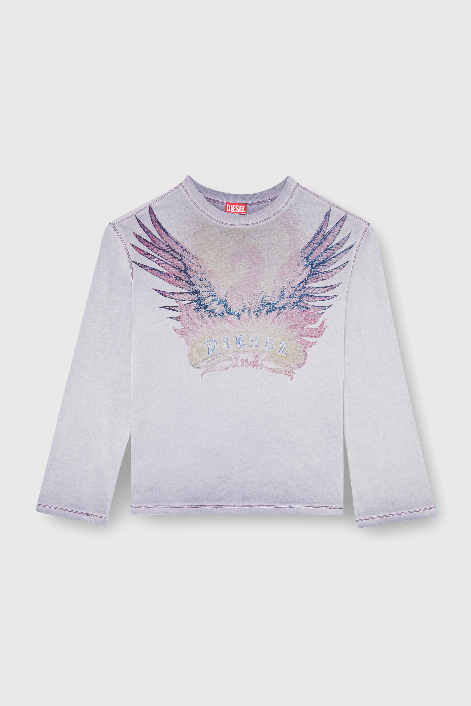 Diesel - T-HILARY-LS-AA2, Female's 長袖Tシャツ in ライラック - 2