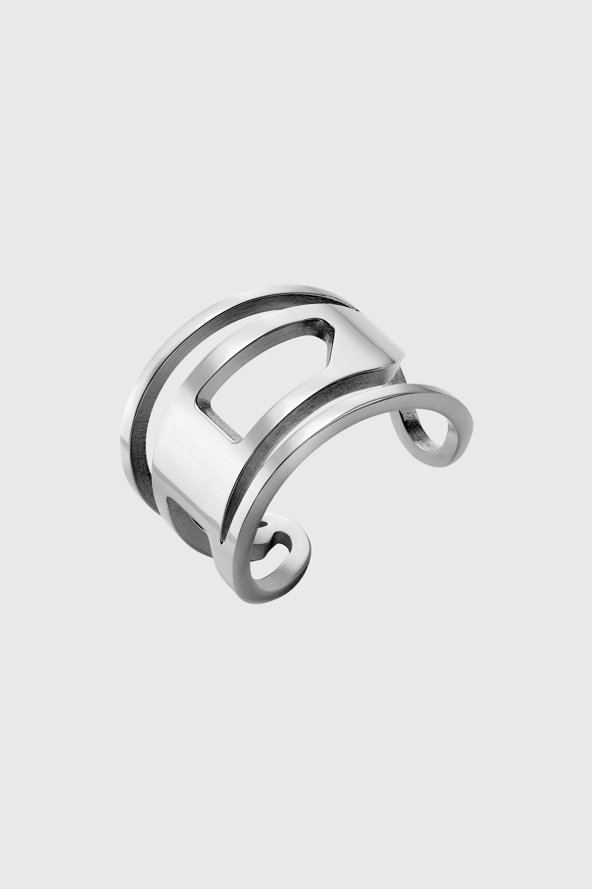 Diesel - DX1548040 JEWEL, Unisex's リング in シルバー - 1