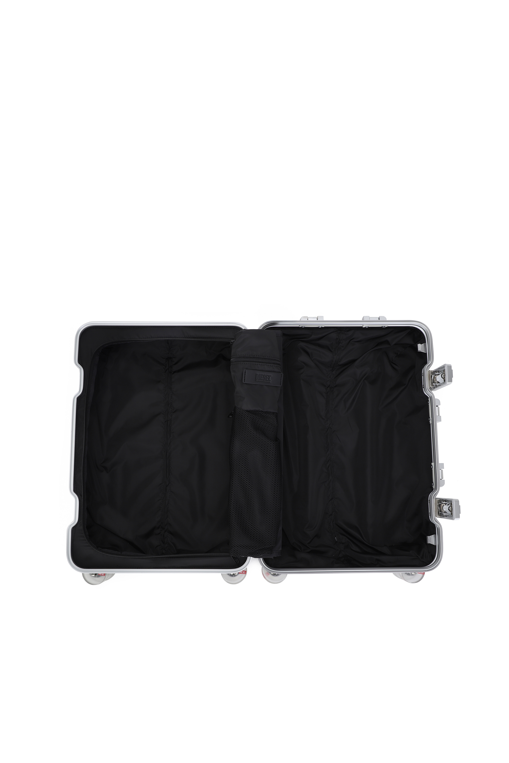 Diesel - DIESEL ALUMINUM TROLLEY- DSL002, Unisex's Aluminum suitcase size S in シルバー - 4
