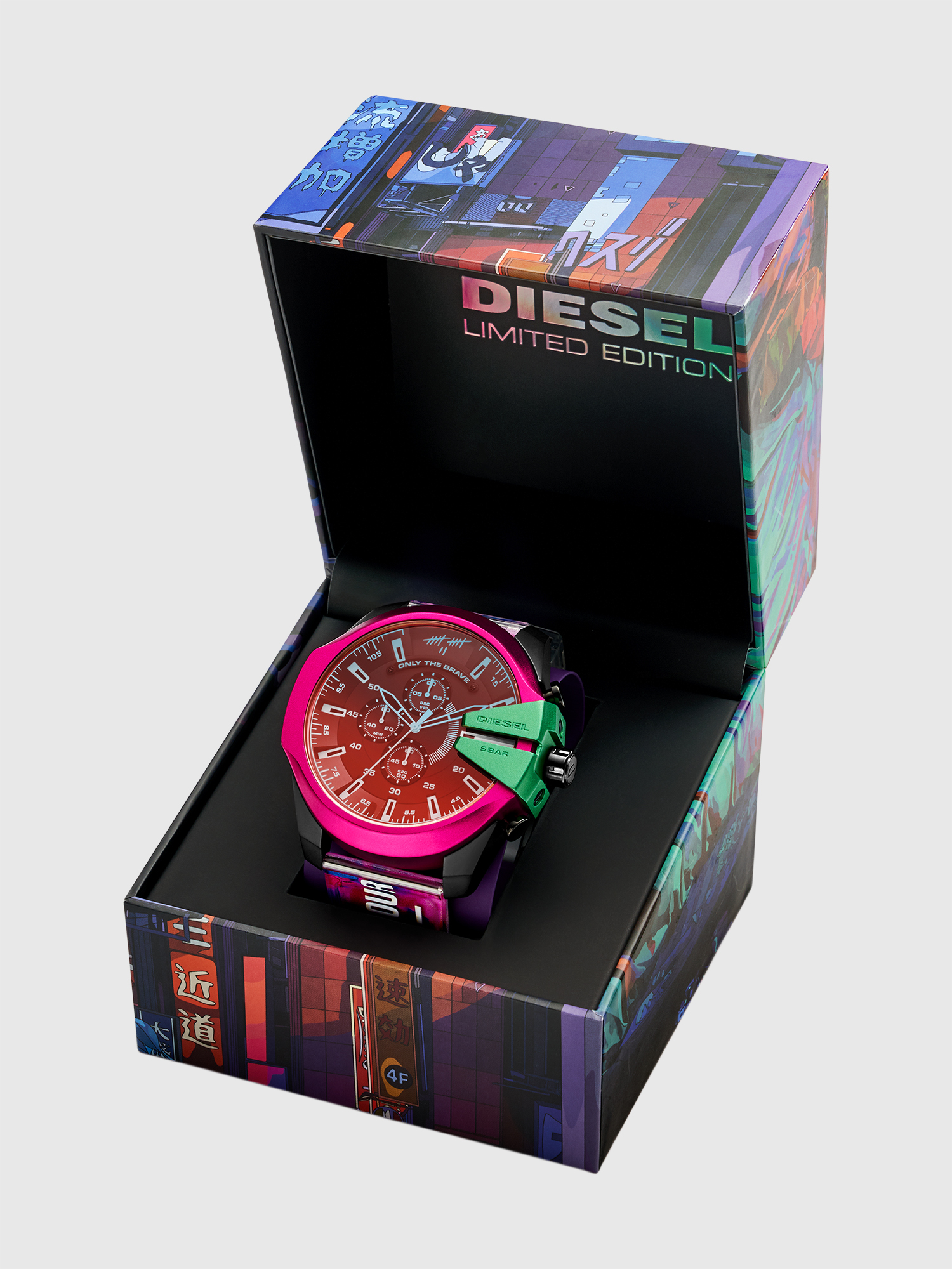 Diesel - DZ4540, Male's Mega Chief multi-colored watch Mad Dog Jones in マルチカラー - 5