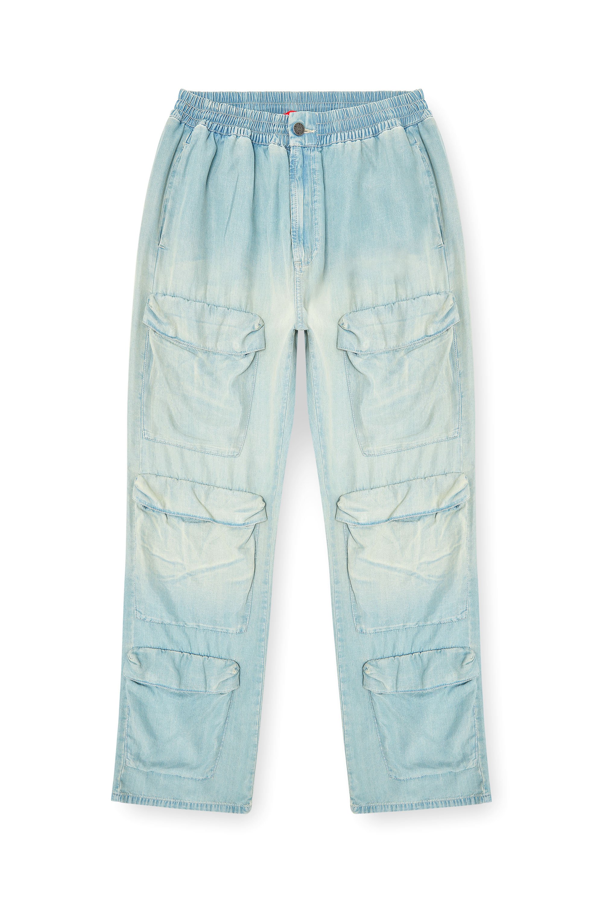 Diesel - Female's Regular Jeans D-Pocky 0ADCF, ライトブルー - 4