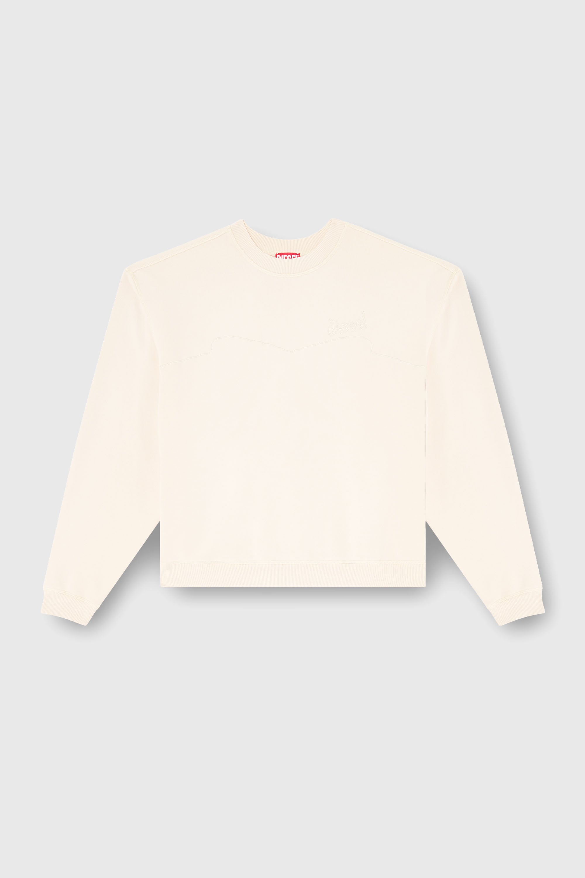 Diesel - F-CREW, Female's プルオーバースウェット in フェースパウダー - 2