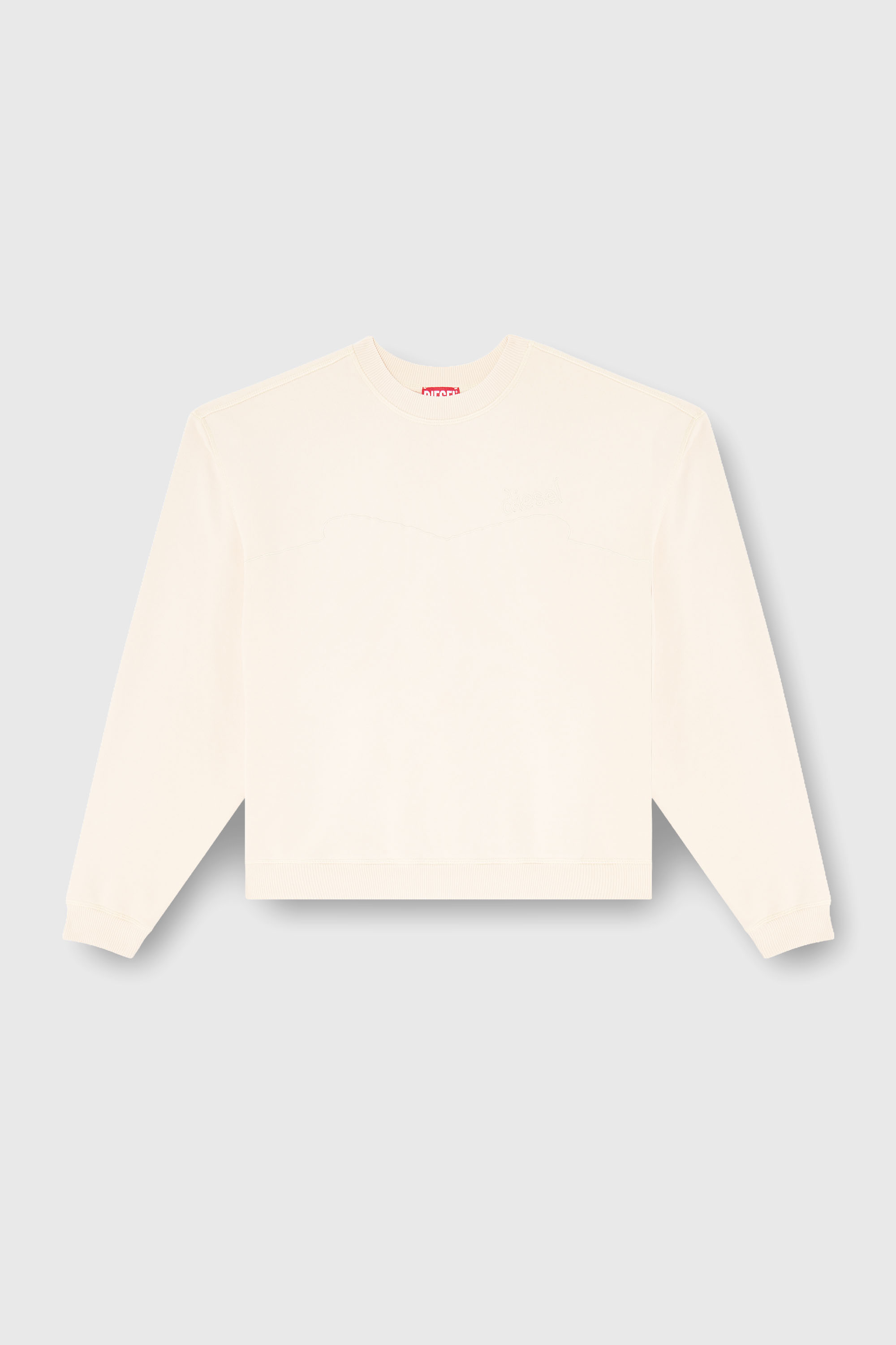 Diesel - F-CREW, Female's プルオーバースウェット in フェースパウダー - 2