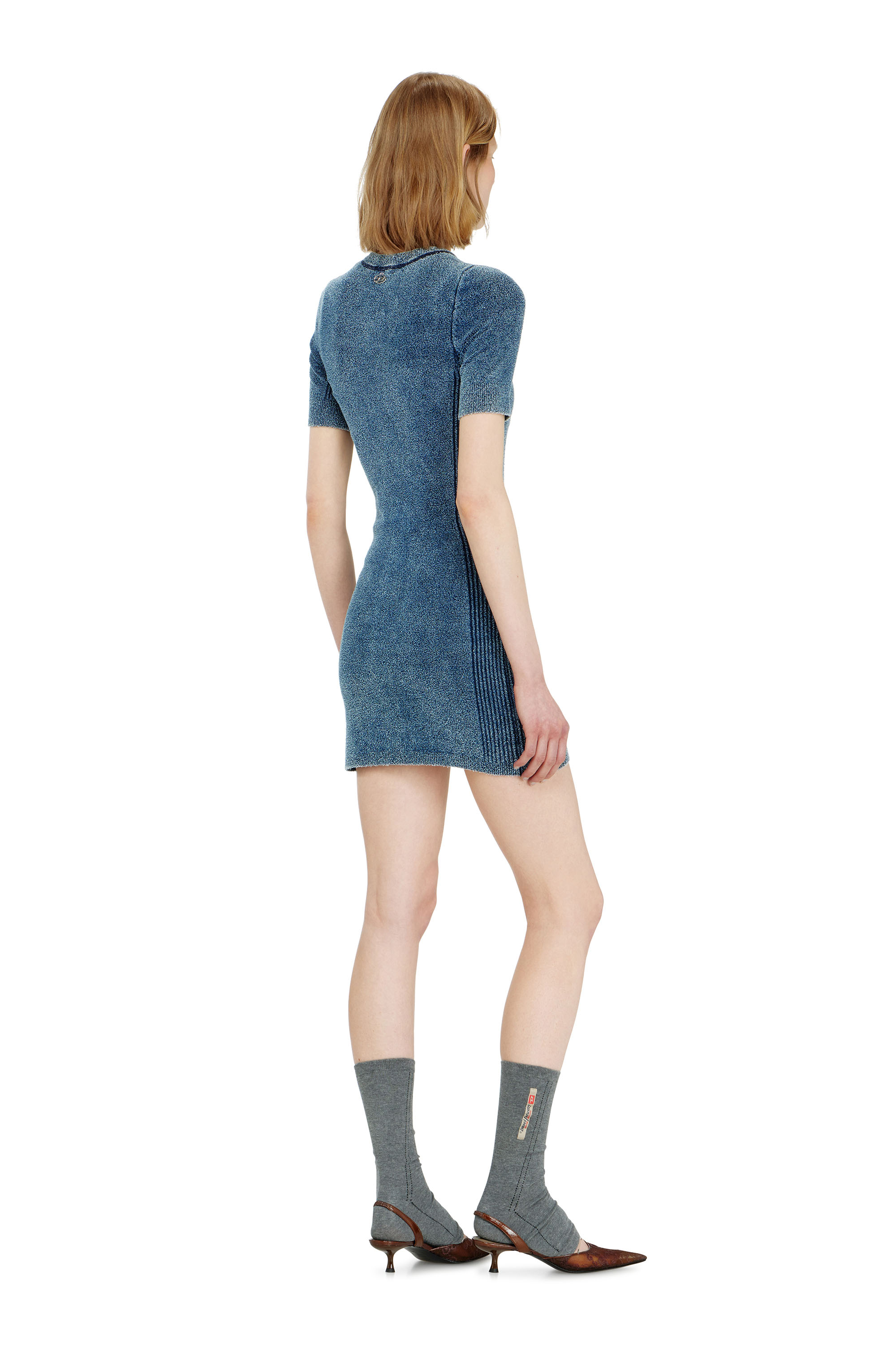 Diesel - M-ESTEE DRESS, Female's ドレス in ミディアムブルー - 3