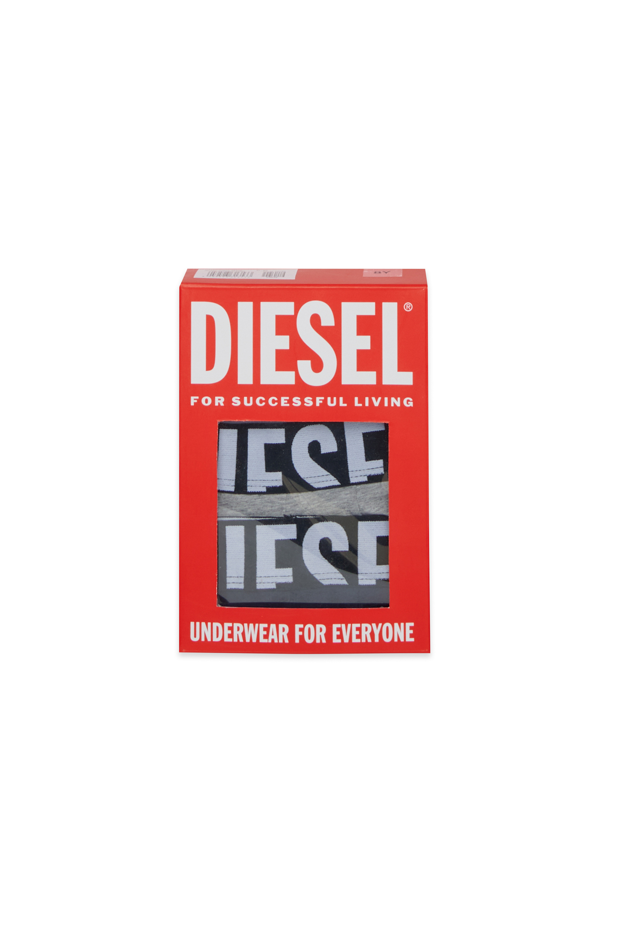 Diesel - UM-UMILLOTRIPACK-DD, Male's ボクサーパンツ in グレー/ブラック - 3
