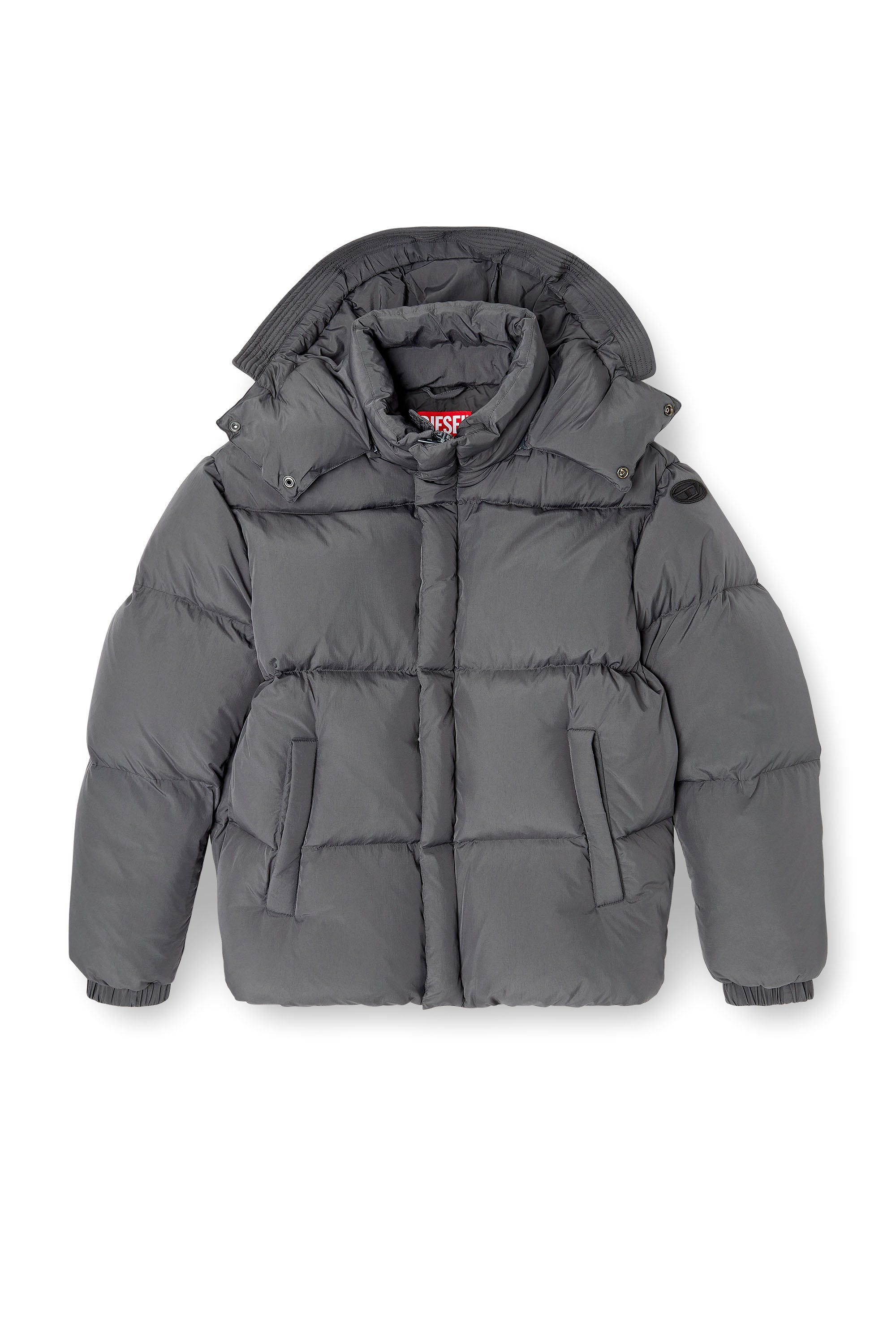 Diesel - W-ROLFYS-WRD, Male's ダウンジャケット in グレー - 3