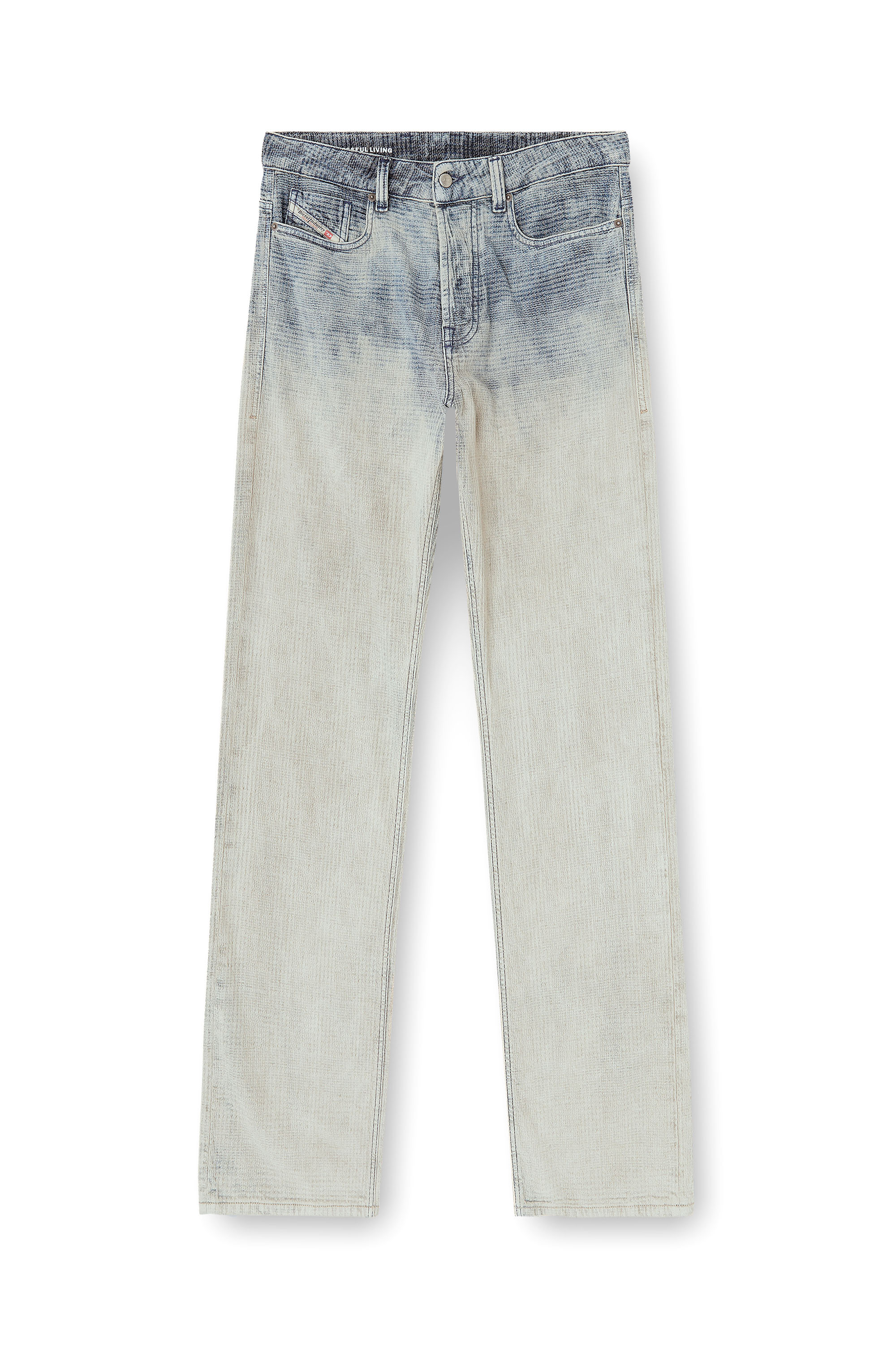Diesel - Male's Relaxed Jeans 1980 D-Eeper 09N93, ミディアムブルー - 2