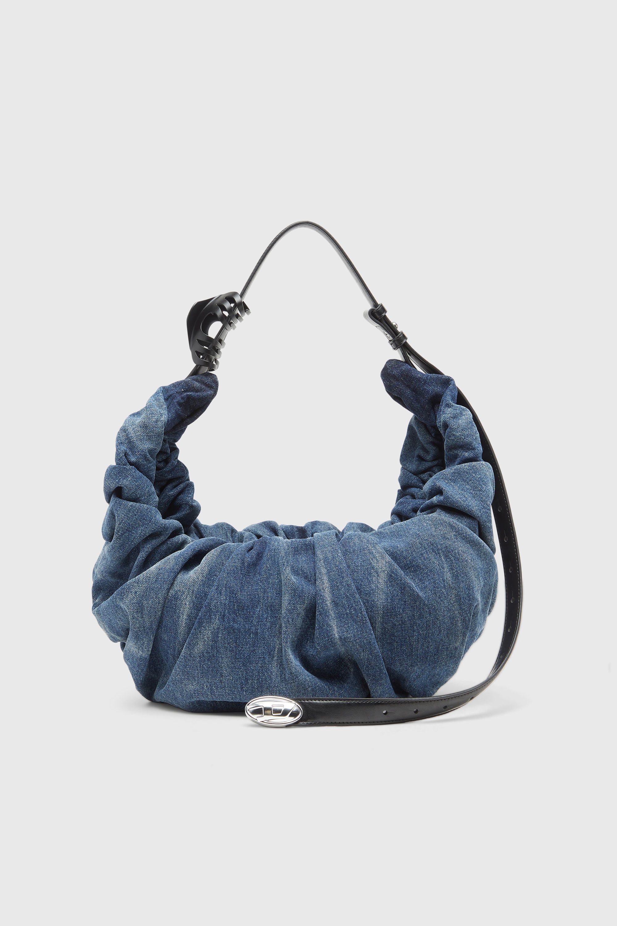 Diesel - GRAB-D HOBO L, Female's ホーボーバッグ L in ミディアムブルー - 1