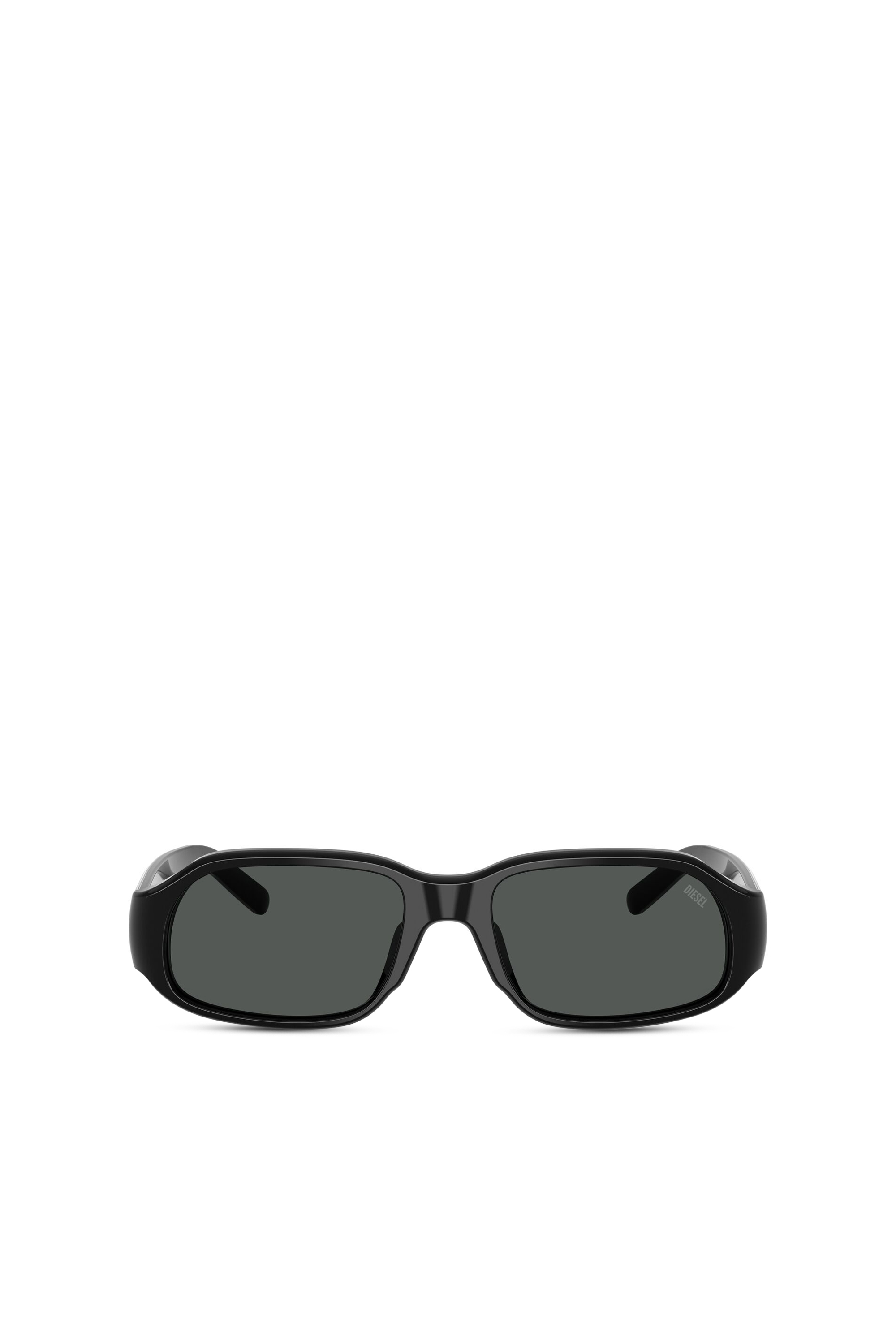 Diesel - 0DL2009U, Unisex's Rectangle sunglasses in ブラック - 1