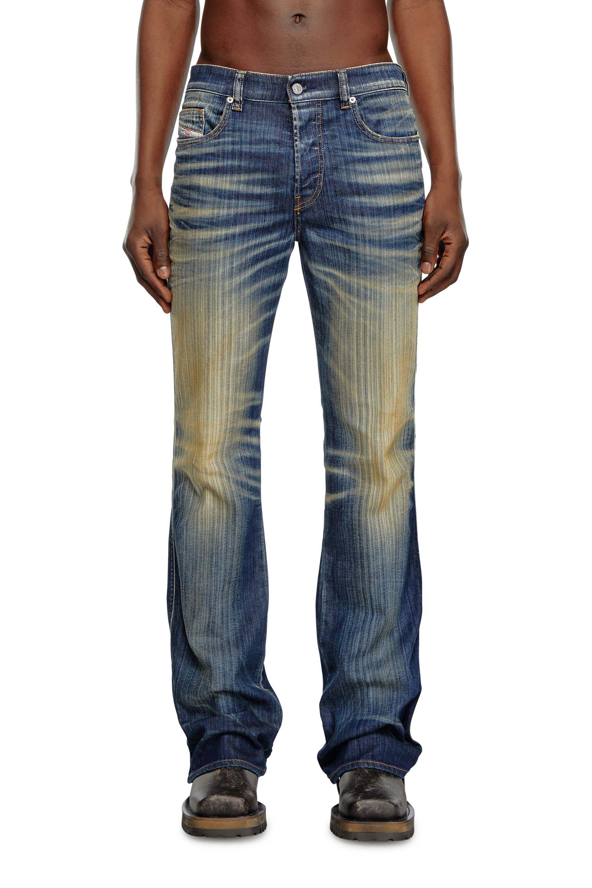 Diesel - Male's Bootcut Jeans 1998 D-Buck 09J46, ダークブルー - 1