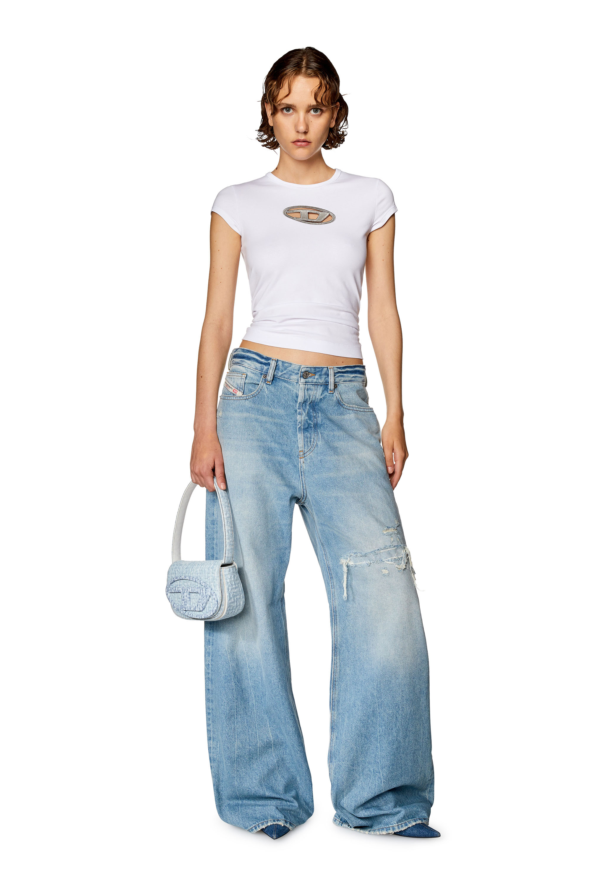 Diesel - Female's Relaxed Jeans 1996 D-Sire 09E25, ライトブルー - 2