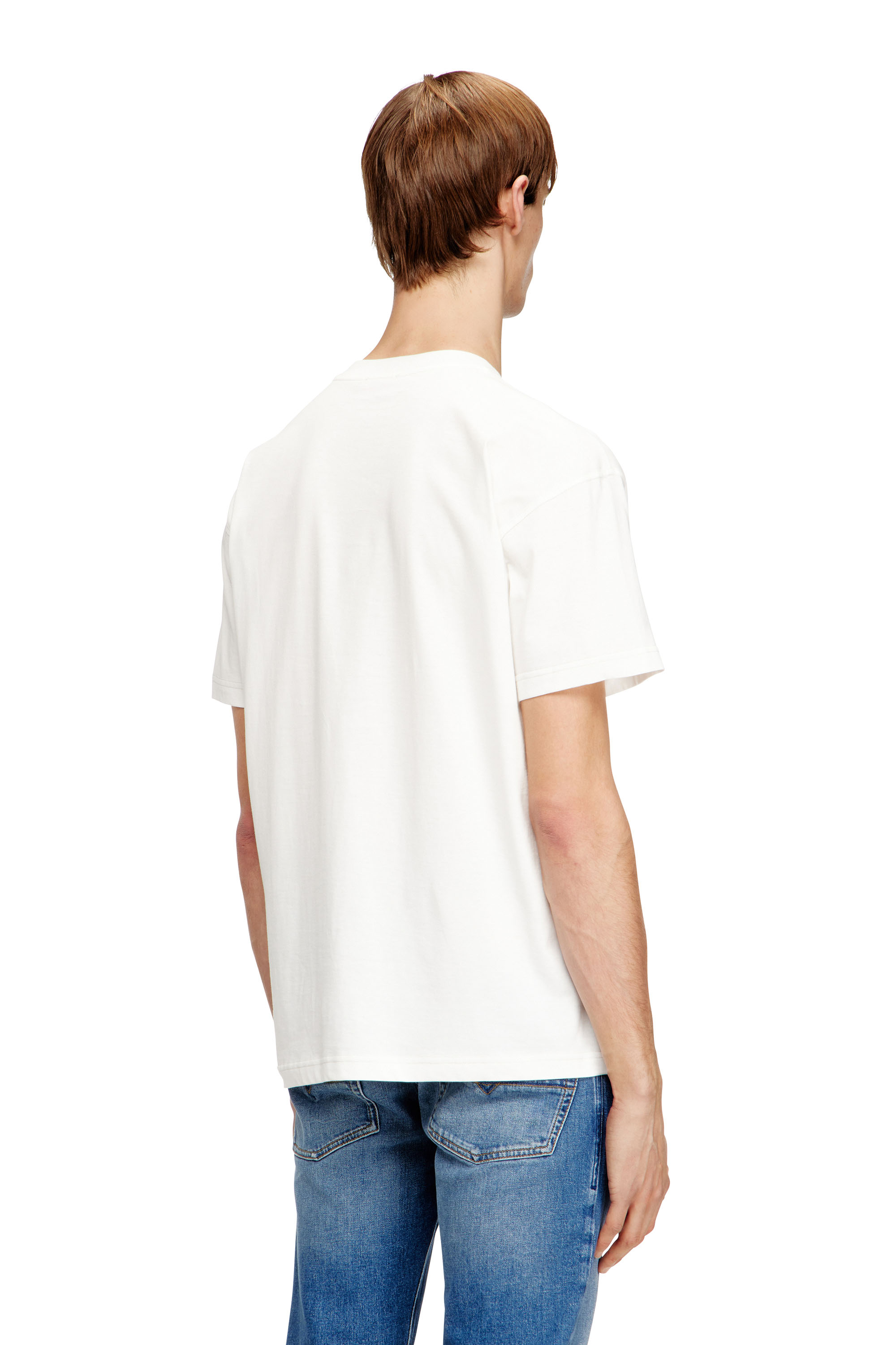Diesel - T-NORM-V16, Male's Tシャツ in ホワイト - 4