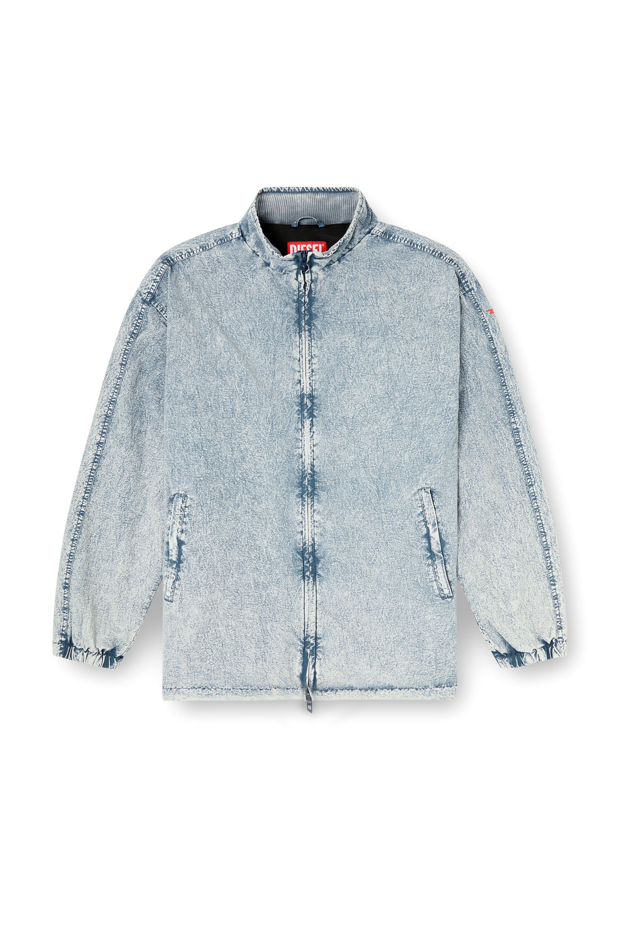 Diesel - J-WILSON, Male's Jacket in recycled nylon taslan in ライトブルー - 3