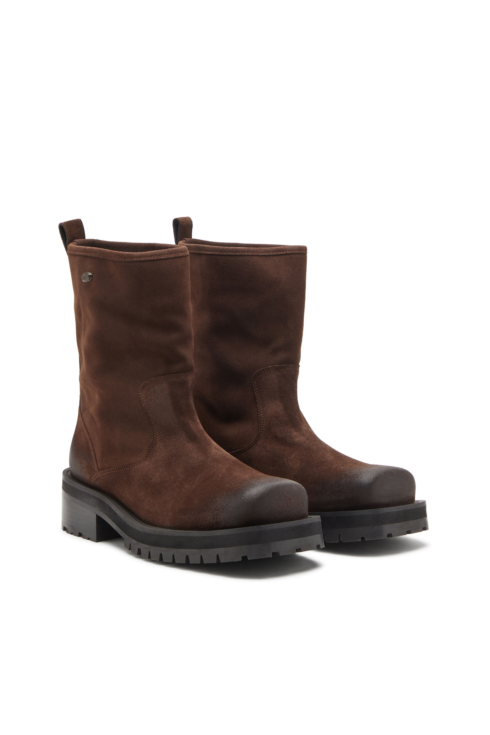 Diesel - D-TEXAN BK, Male's ショートブーツ in ブラウン - 2