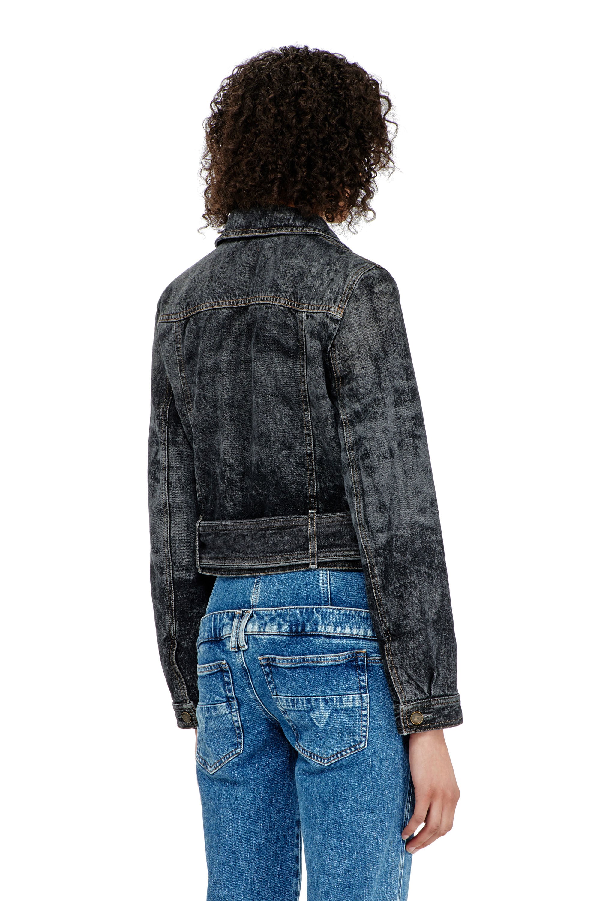Diesel - DE-LEGEND-S, Female's デニムジャケット in ブラック - 4