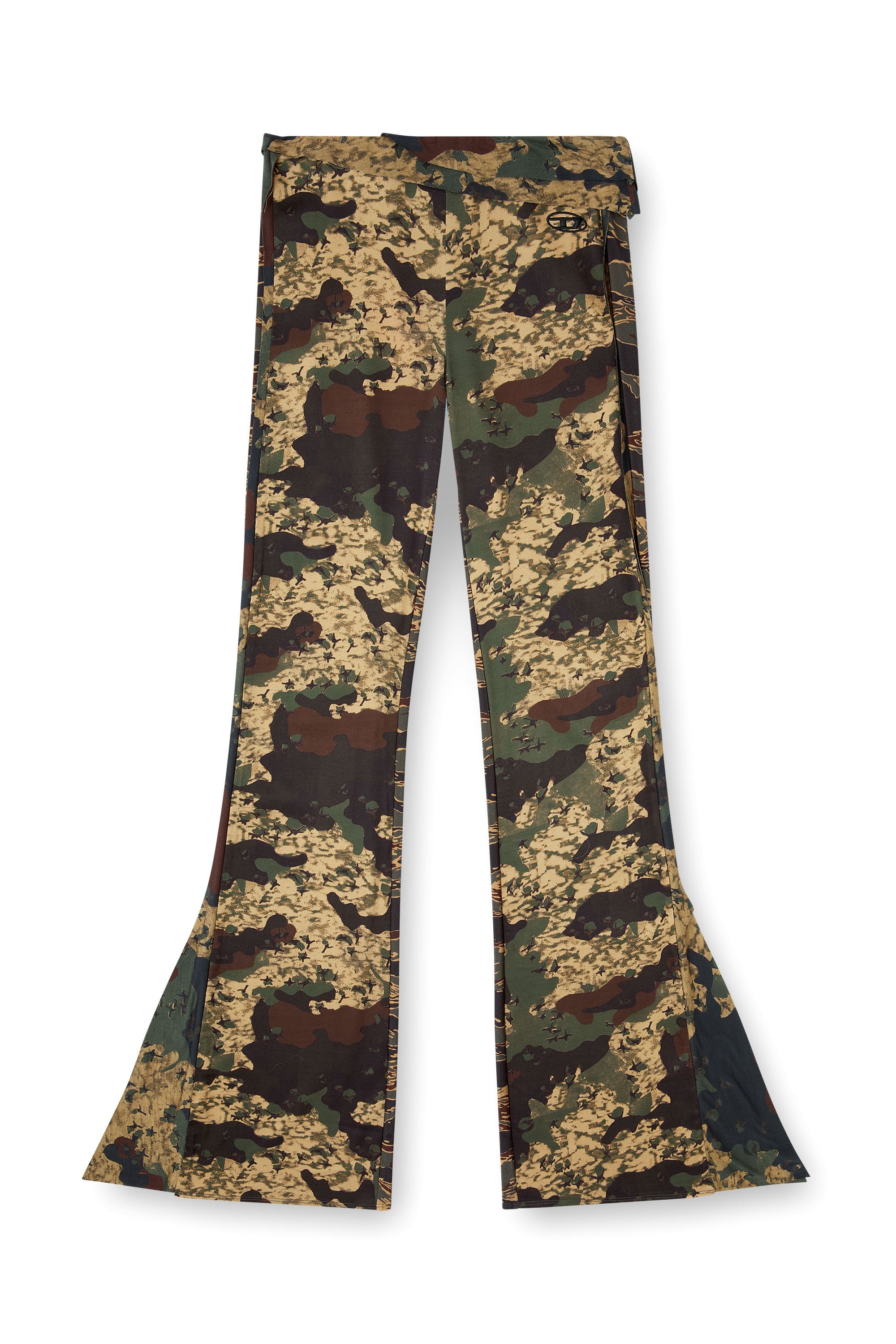 Diesel - P-AFFAL, Female's Jazz pants with mixed camo prints in ミリタリーグリーン - 3