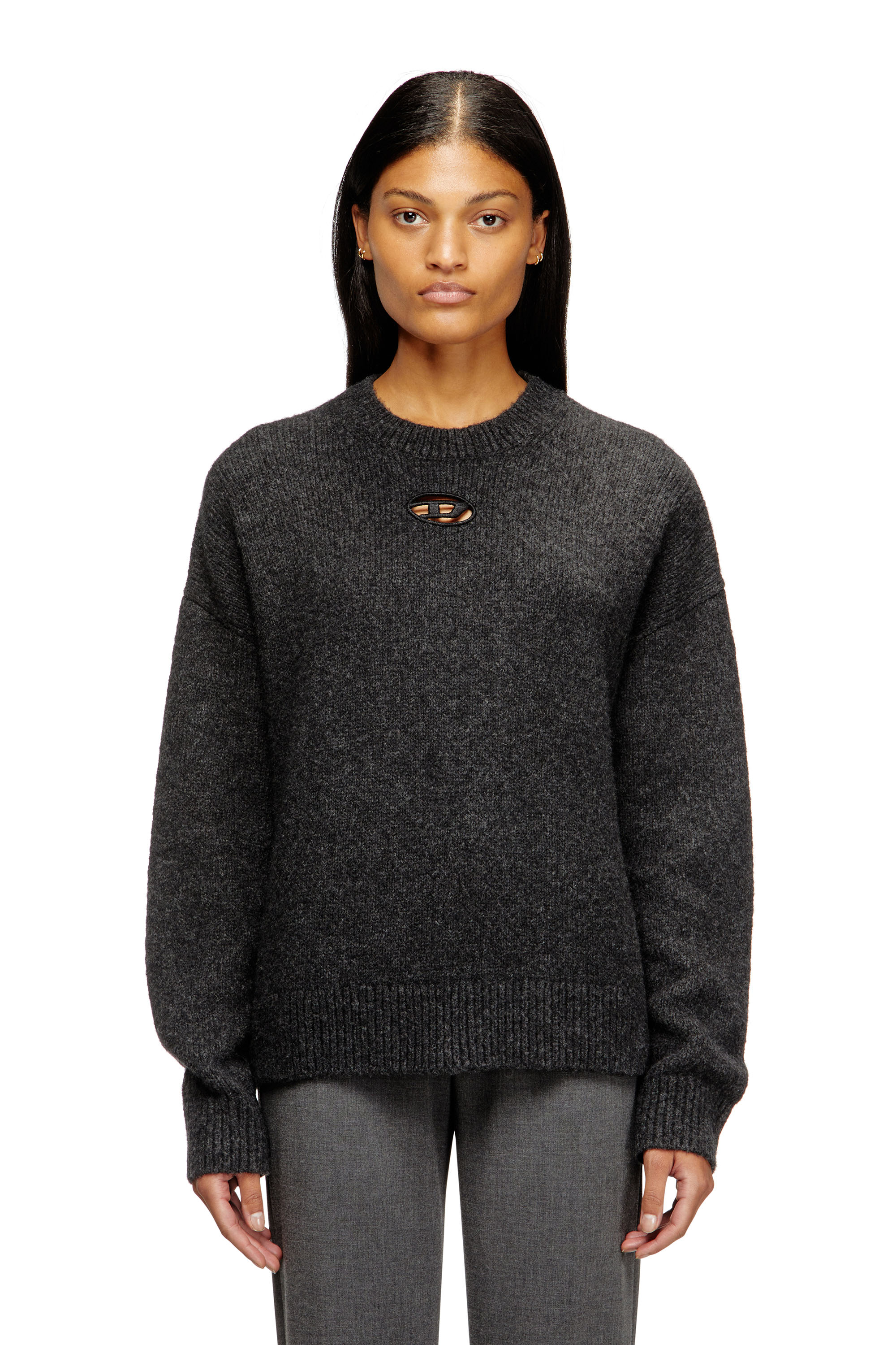 Diesel - M-AREETA, Female's プルオーバーニット in グレー - 2