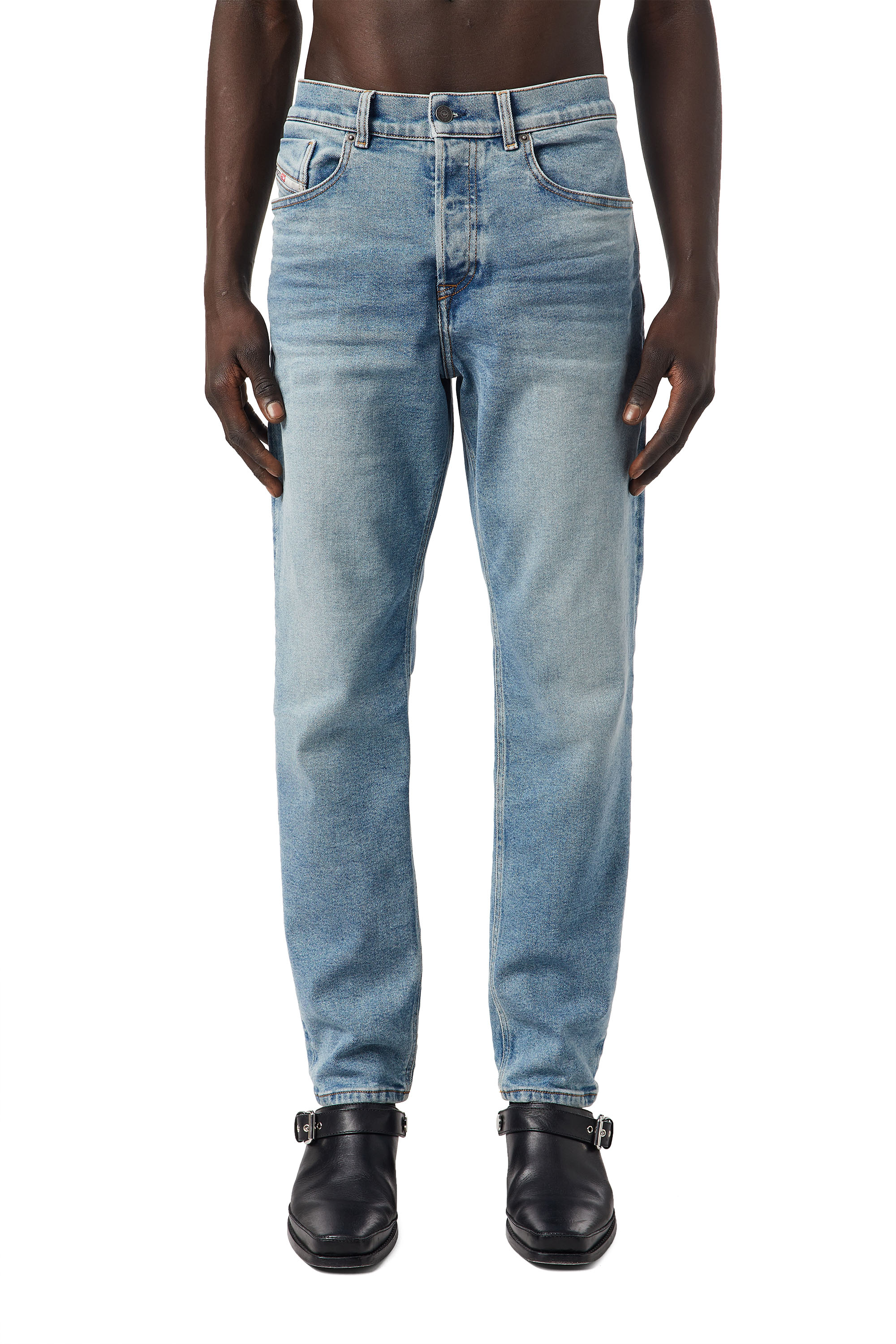 Diesel - 2005 D-FINING 09C77 Tapered Jeans, ライトブルー - Image 1