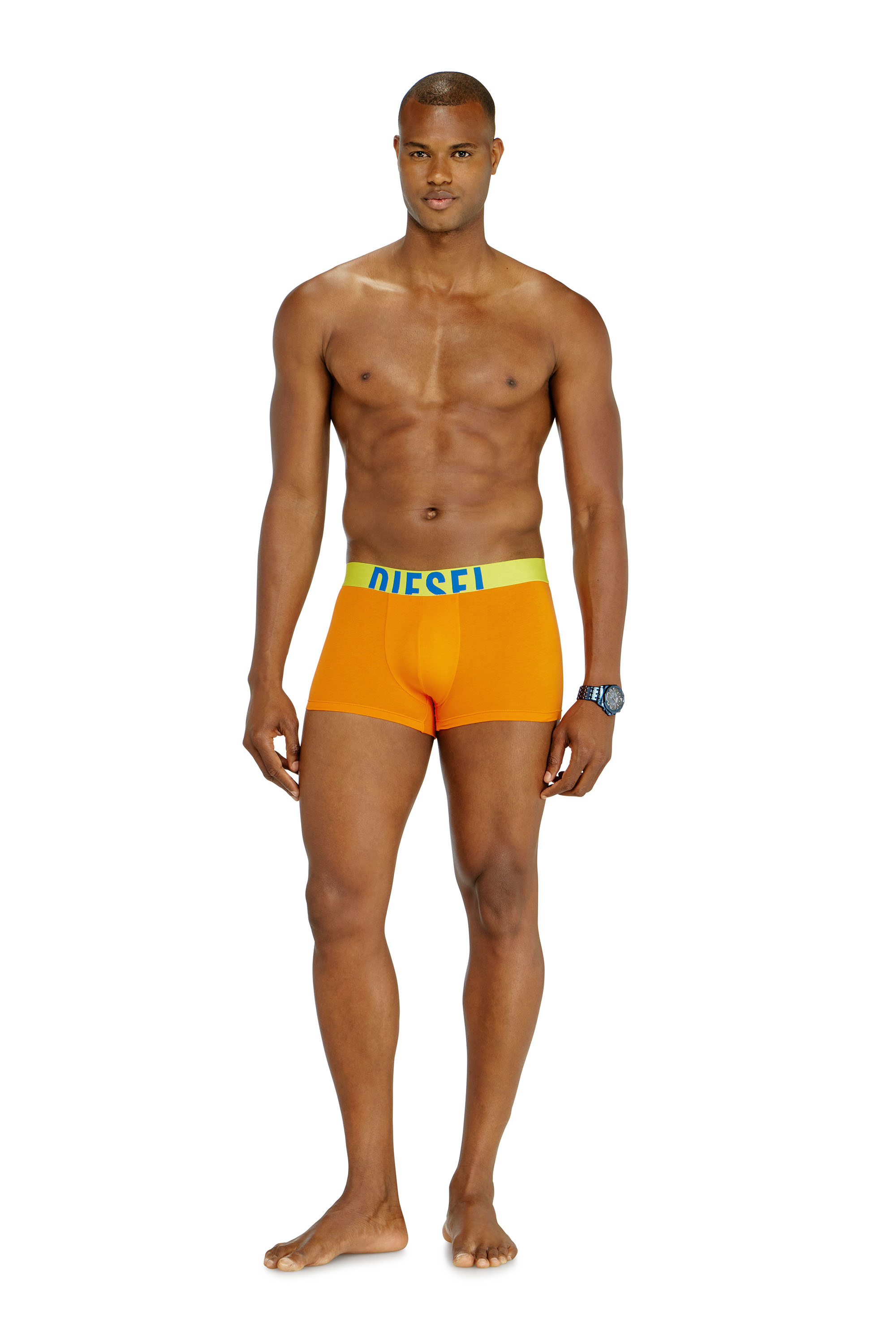 Diesel - DAMIEN-D-POP-3PACK-40, Male's ボクサーパンツ 3枚パック in オレンジ/イエロー - 1