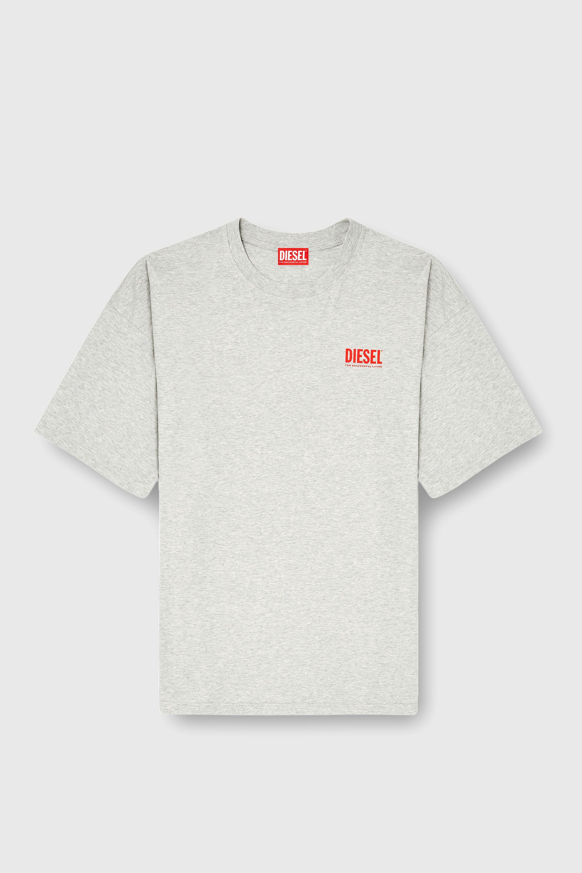 Diesel - T-BOXT-BISK, Male's Tシャツ in ライトグレー - 2