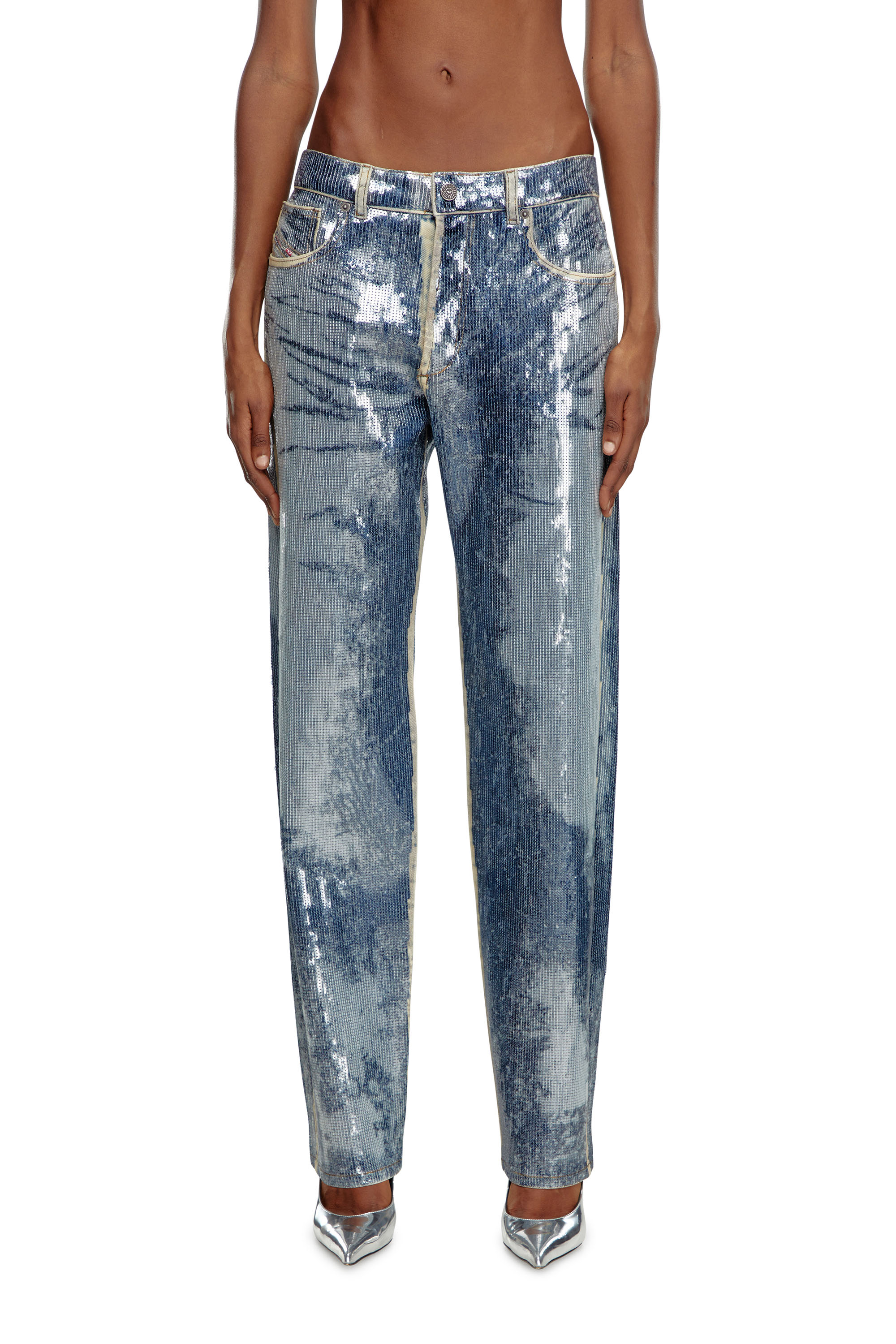 Diesel - Female's Regular Jeans 1988 D-Ark 0PGAE, ミディアムブルー - 1