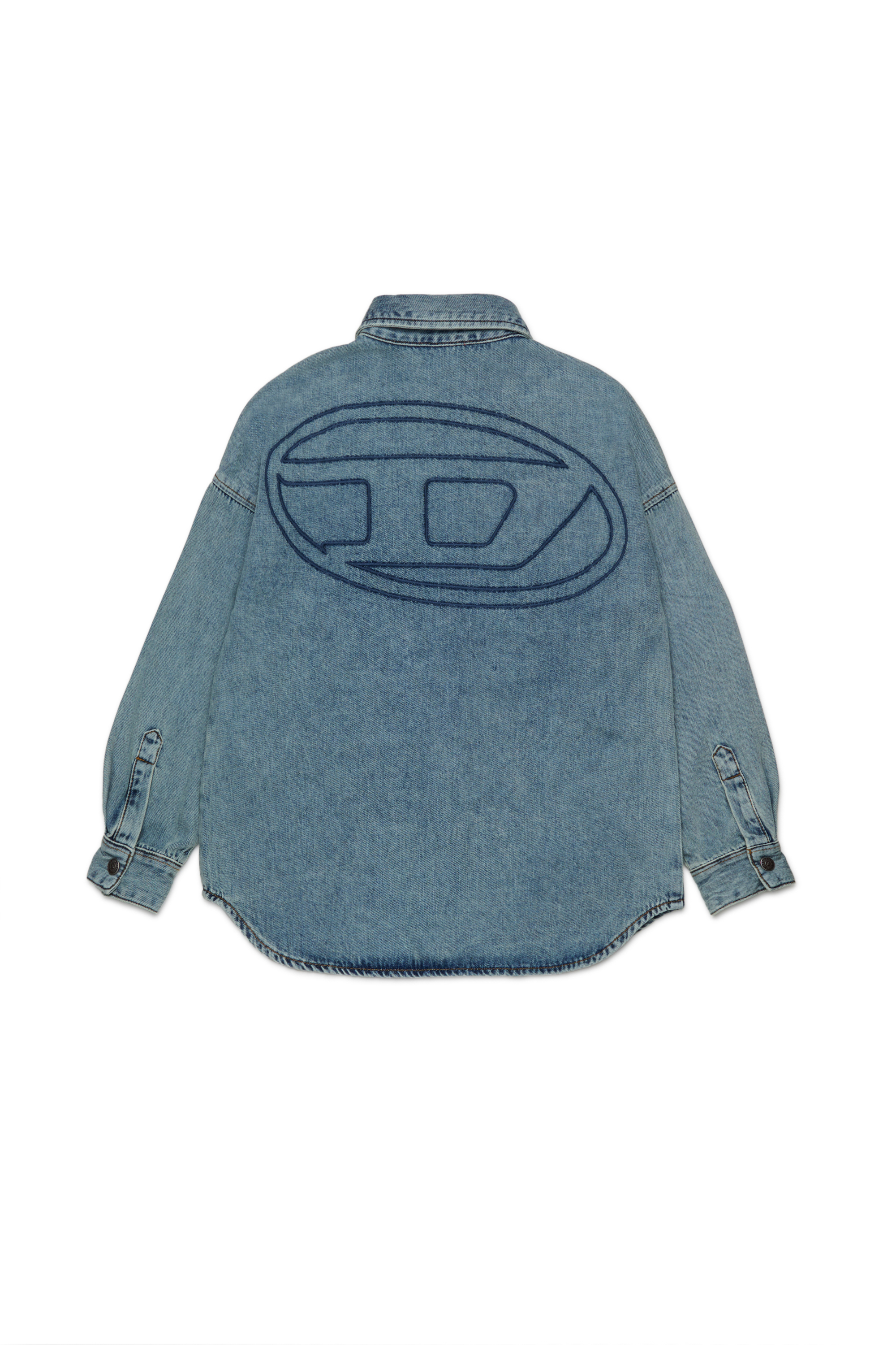 Diesel - CKAMA, Male's デニムシャツ in ミディアムブルー - 2