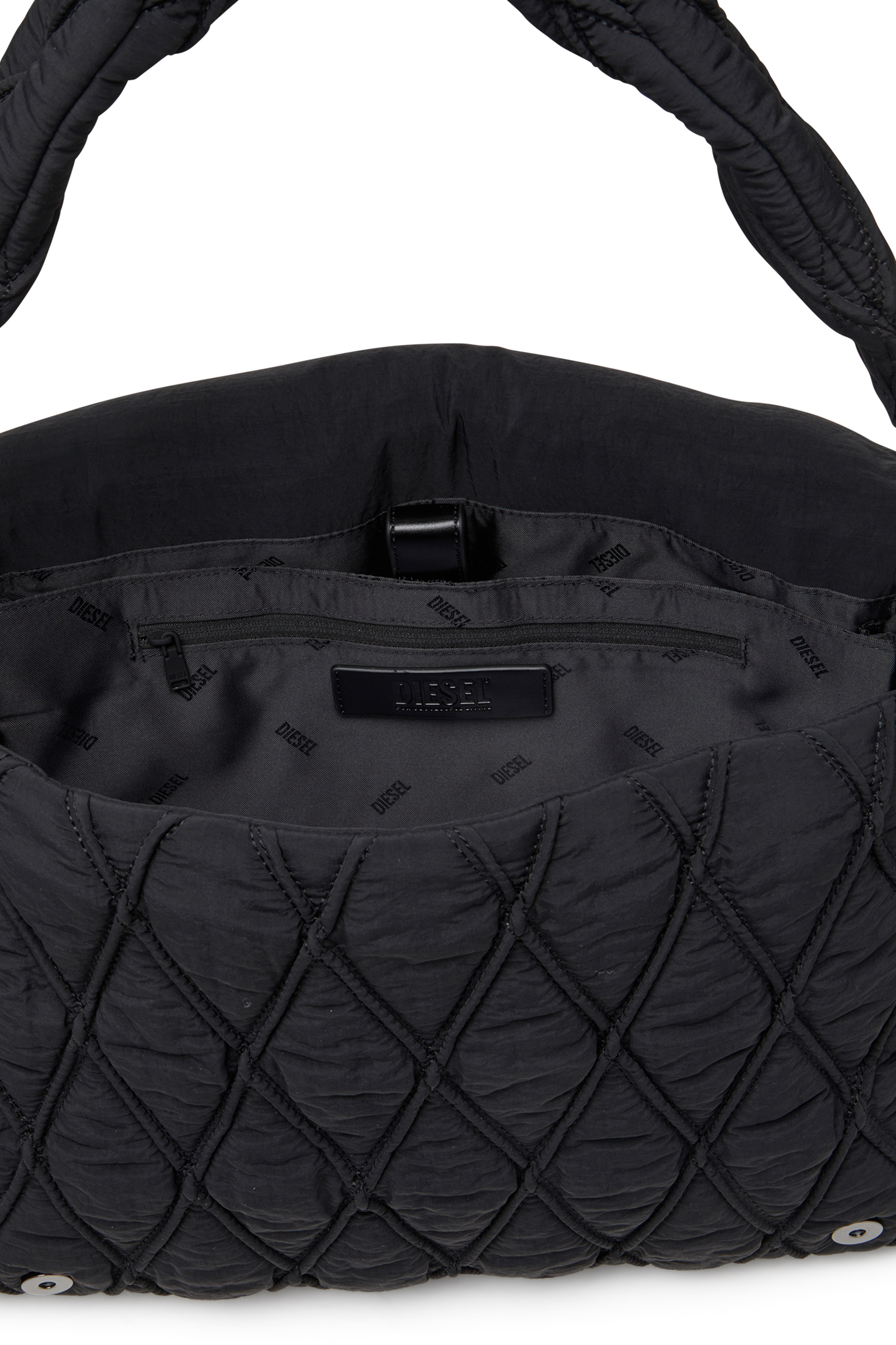 Diesel - CHARM-D SHOULDER L, Female's ショルダーバッグ L in ブラック - 5